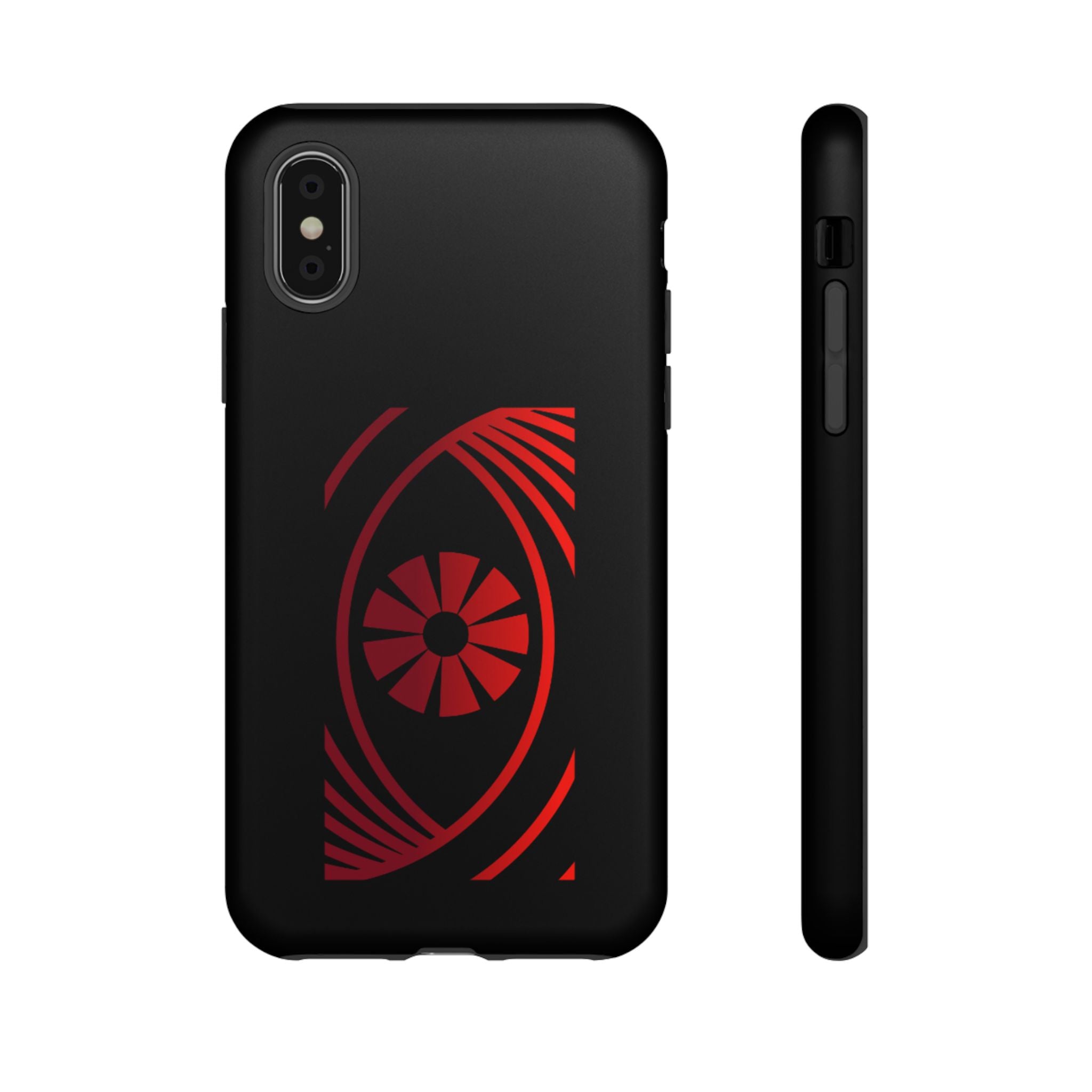 Tough Cases — Red Abstract Eye Graphic Phone Case Printify Phone Case  FUN GUY WORLD