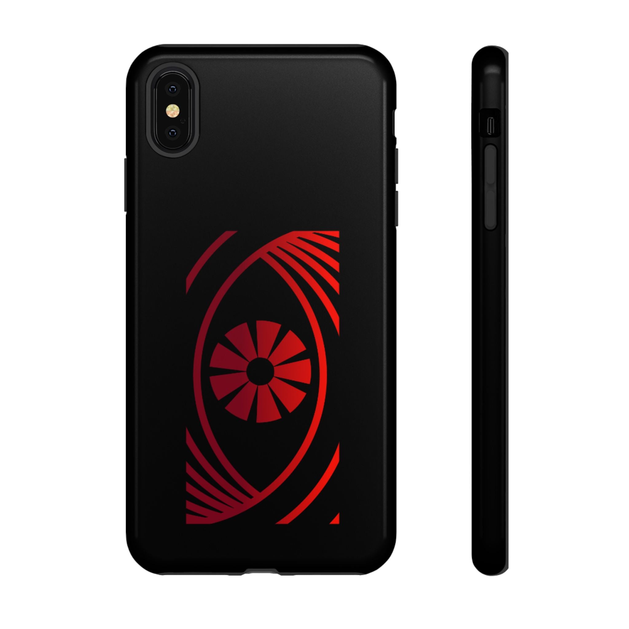 Tough Cases — Red Abstract Eye Graphic Phone Case Printify Phone Case  FUN GUY WORLD