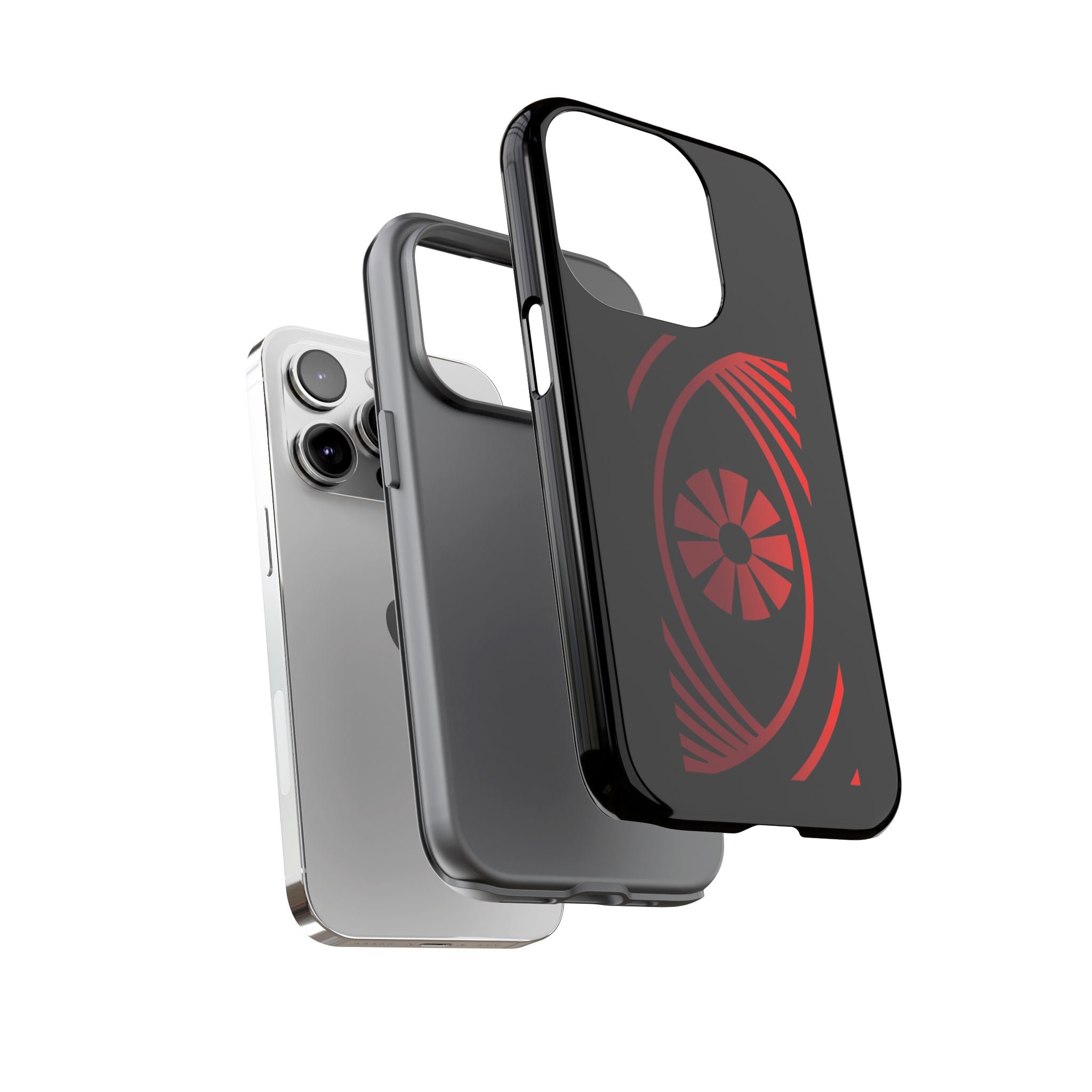 Tough Cases — Red Abstract Eye Graphic Phone Case Printify Phone Case  FUN GUY WORLD