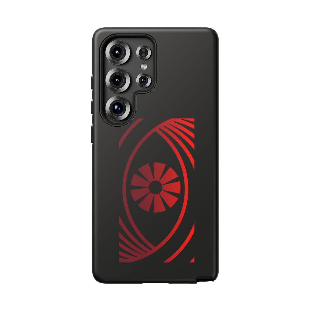 Tough Cases — Red Abstract Eye Graphic Phone Case Printify Phone Case  FUN GUY WORLD