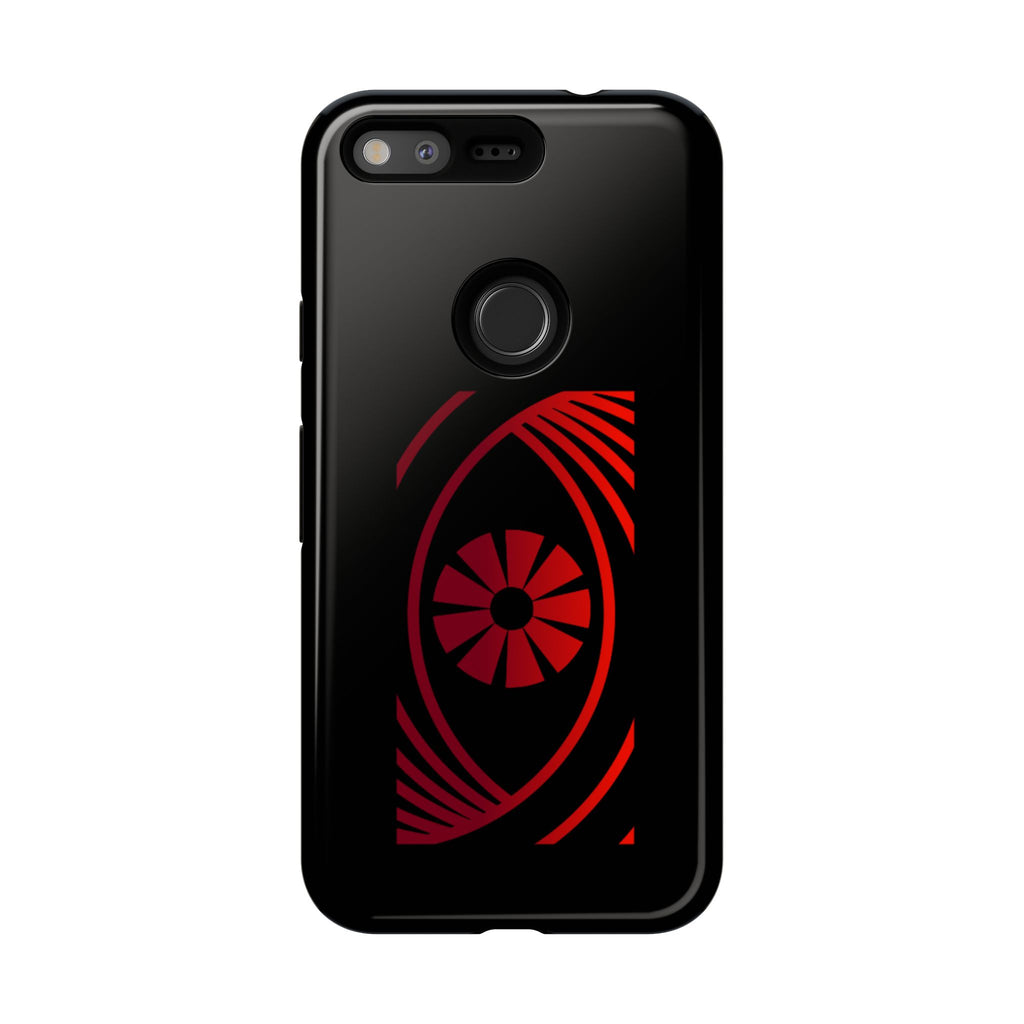Tough Cases — Red Abstract Eye Graphic Phone Case Printify Phone Case  FUN GUY WORLD