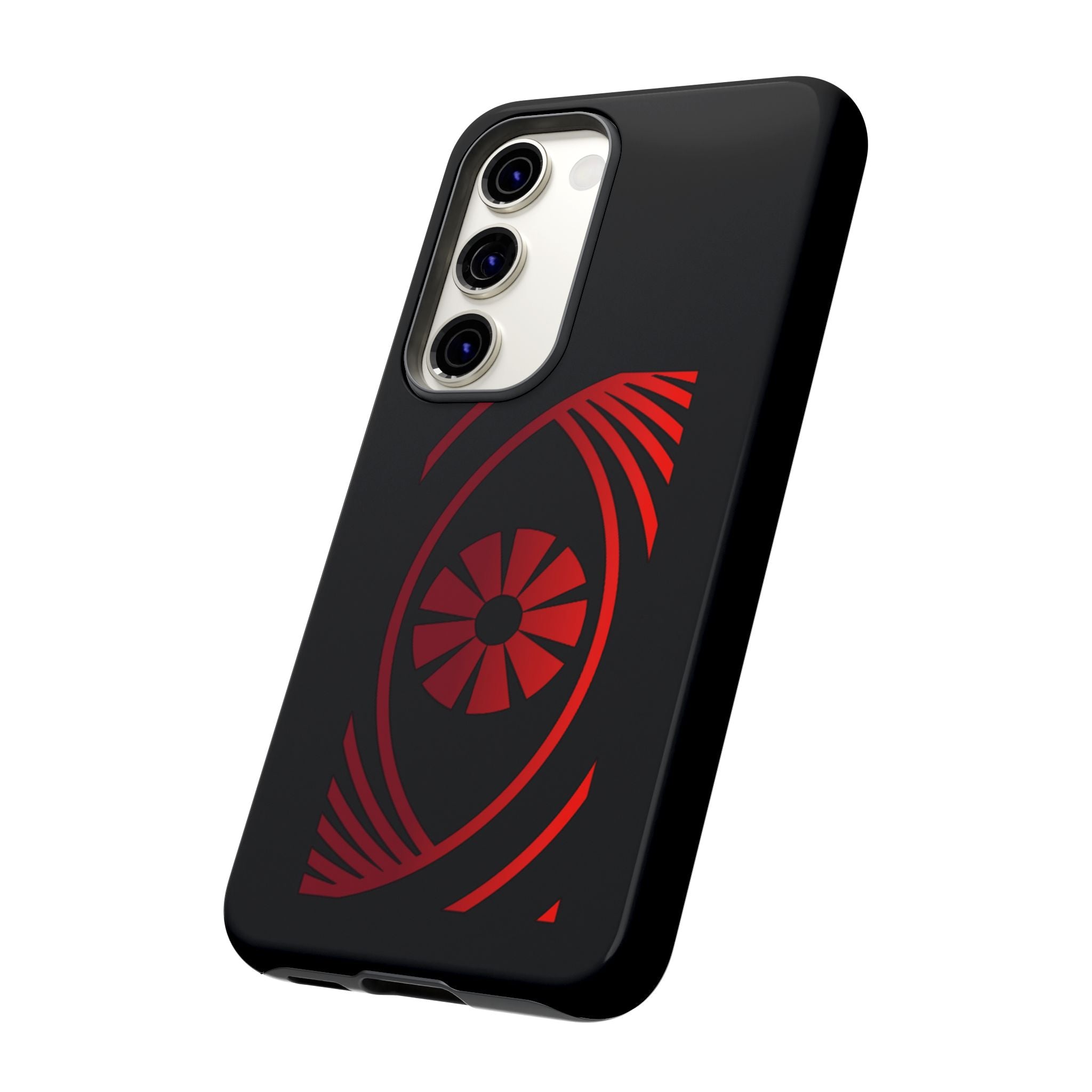 Tough Cases — Red Abstract Eye Graphic Phone Case Printify Phone Case  FUN GUY WORLD