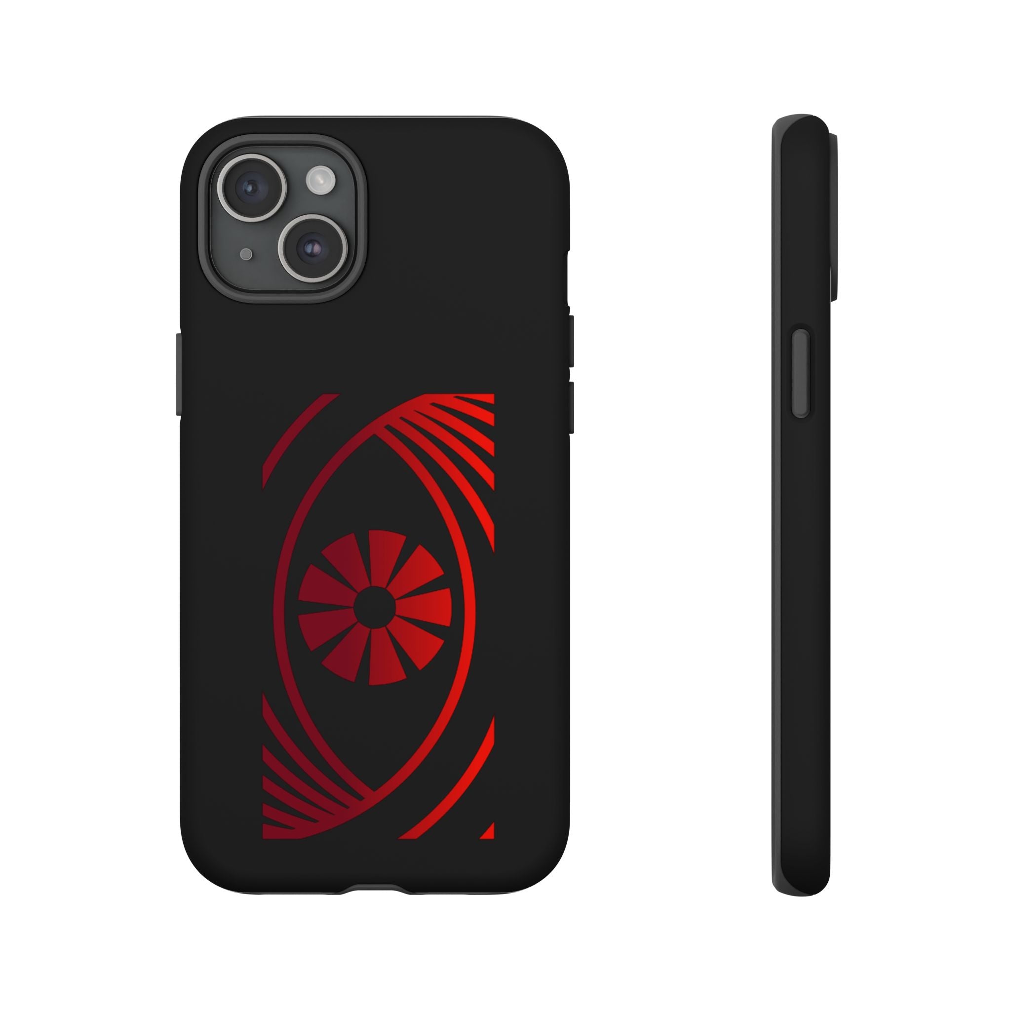 Tough Cases — Red Abstract Eye Graphic Phone Case Printify Phone Case  FUN GUY WORLD