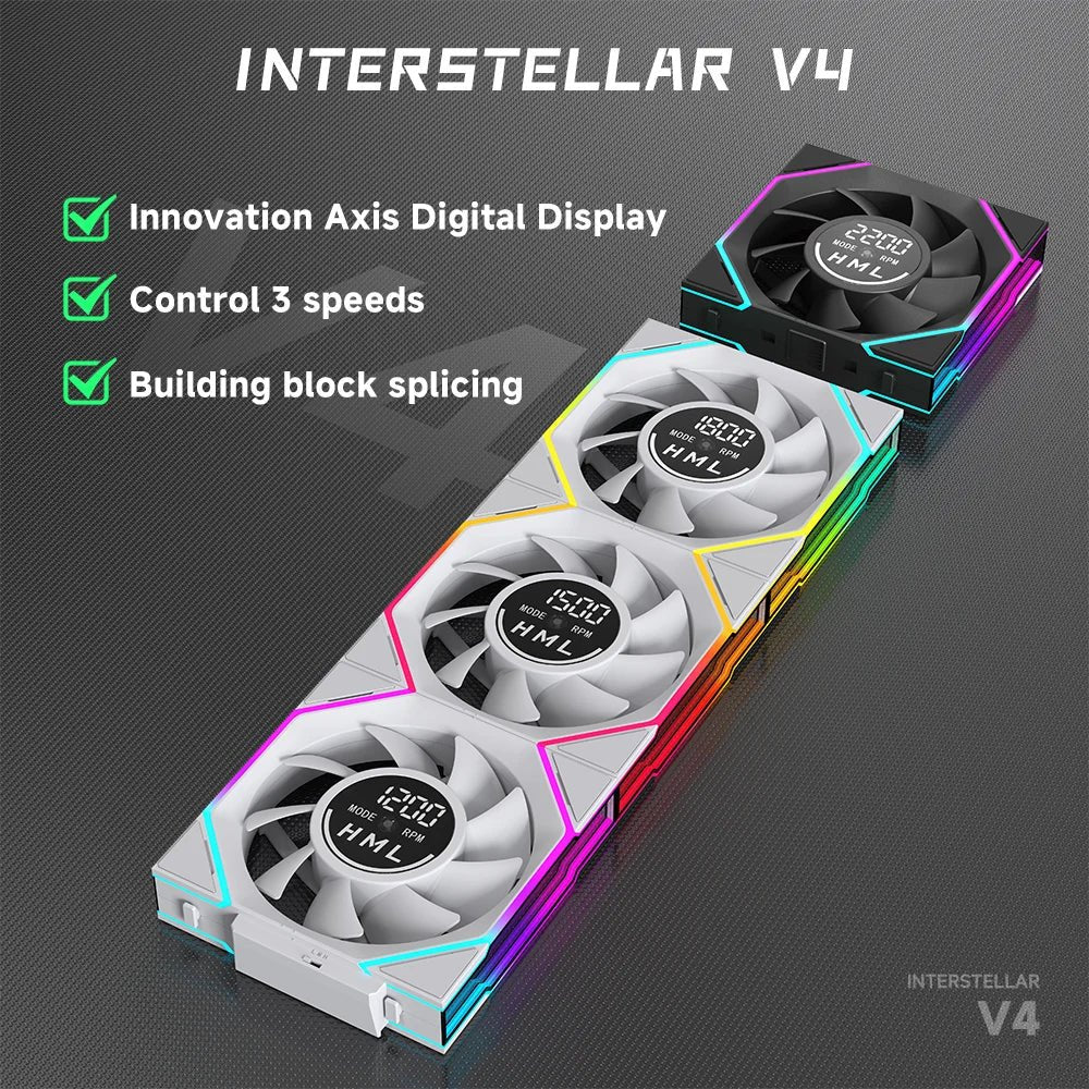 120mm ARGB Fan Daisy Chain 5V3pin ARGB Sync Water - Cooled Fan - Jungle Leopard Interstellar V4 1pc - FUN GUY WORLD FUN GUYS SHOP FUN GUY WORLD 14:691V4-120mm WR 1pc;200000544:4;200007763:201336100;272514294:151425550  V4 - 120mm WR 1pc Other A - RGB|China Mainland 120mm ARGB Fan Daisy Chain 5V3pin ARGB Sync Water - Cooled Fan - Jungle Leopard Interstellar V4 1pc FUN GUYS SHOP FUN GUY WORLD