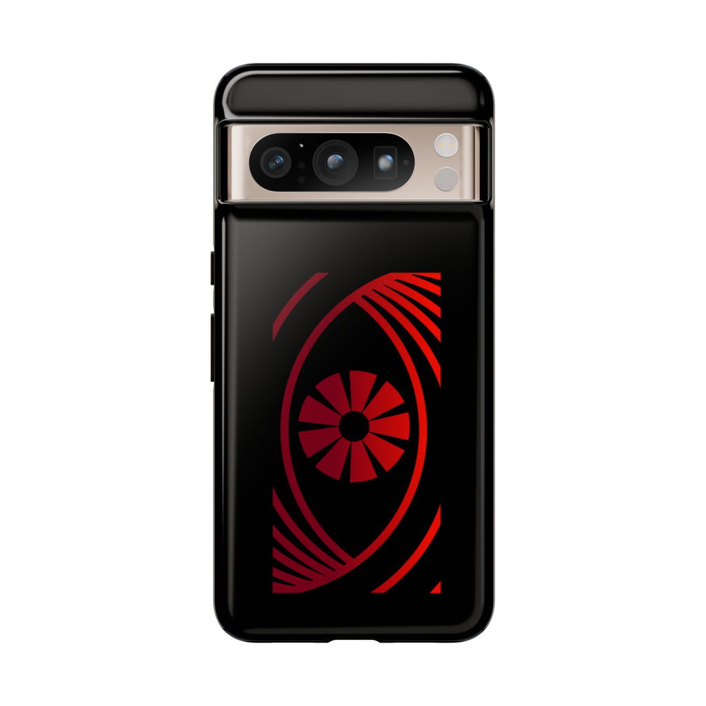 Tough Cases — Red Abstract Eye Graphic Phone Case Printify Phone Case  FUN GUY WORLD