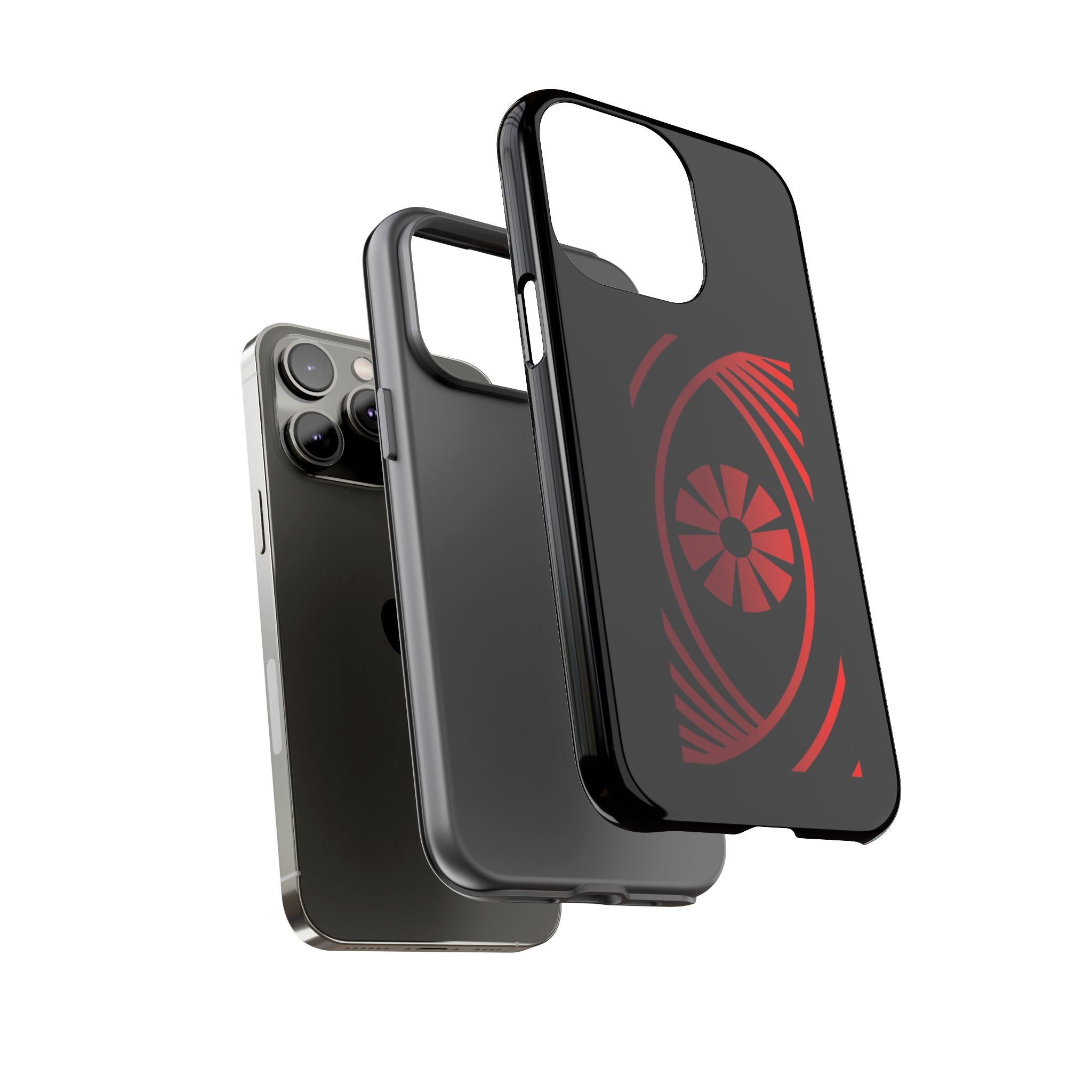 Tough Cases — Red Abstract Eye Graphic Phone Case Printify Phone Case  FUN GUY WORLD