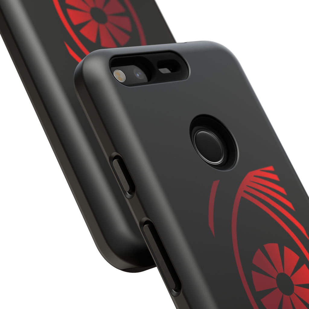 Tough Cases — Red Abstract Eye Graphic Phone Case Printify Phone Case  FUN GUY WORLD