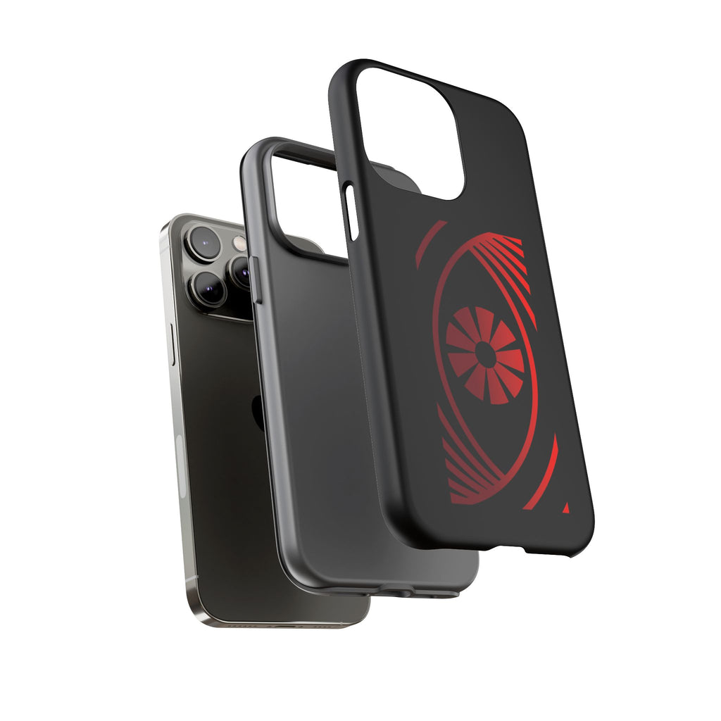 Tough Cases — Red Abstract Eye Graphic Phone Case Printify Phone Case  FUN GUY WORLD