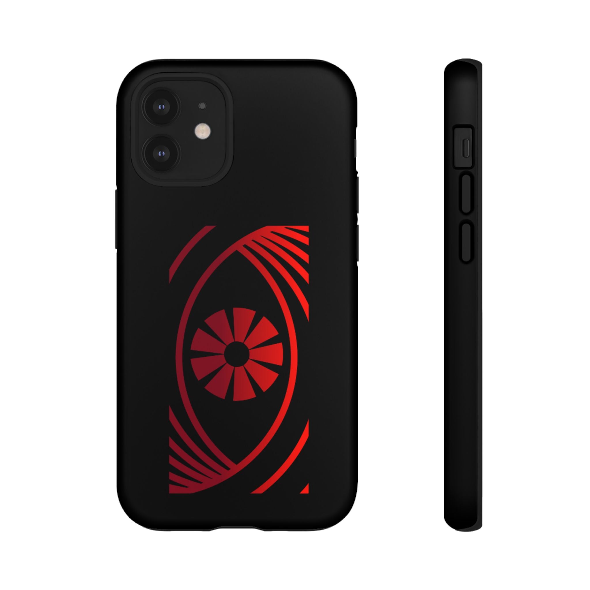 Tough Cases — Red Abstract Eye Graphic Phone Case Printify Phone Case  FUN GUY WORLD