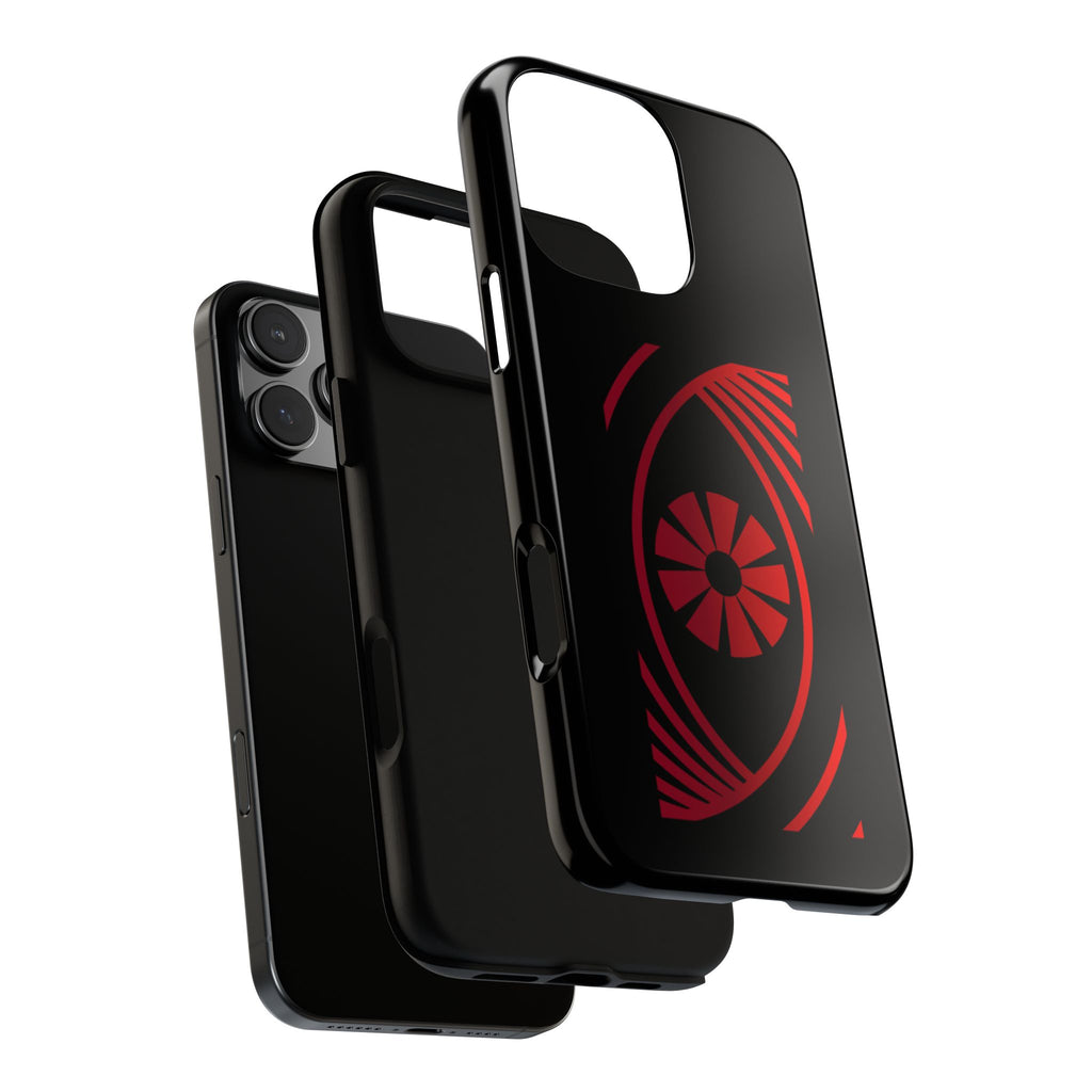 Tough Cases — Red Abstract Eye Graphic Phone Case Printify Phone Case  FUN GUY WORLD
