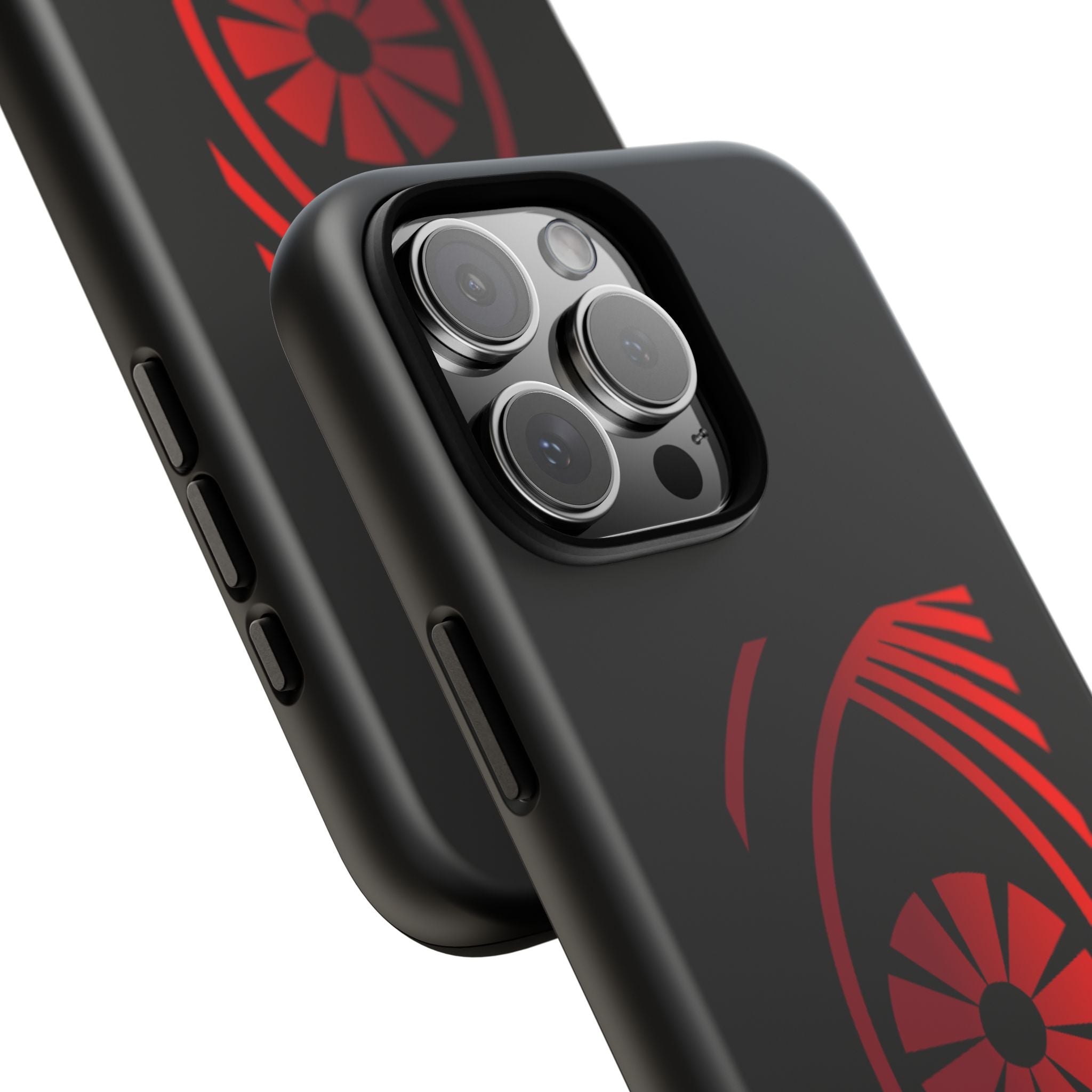 Tough Cases — Red Abstract Eye Graphic Phone Case Printify Phone Case  FUN GUY WORLD