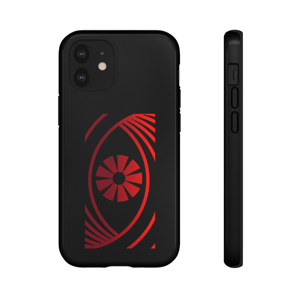 Tough Cases — Red Abstract Eye Graphic Phone Case Printify Phone Case  FUN GUY WORLD