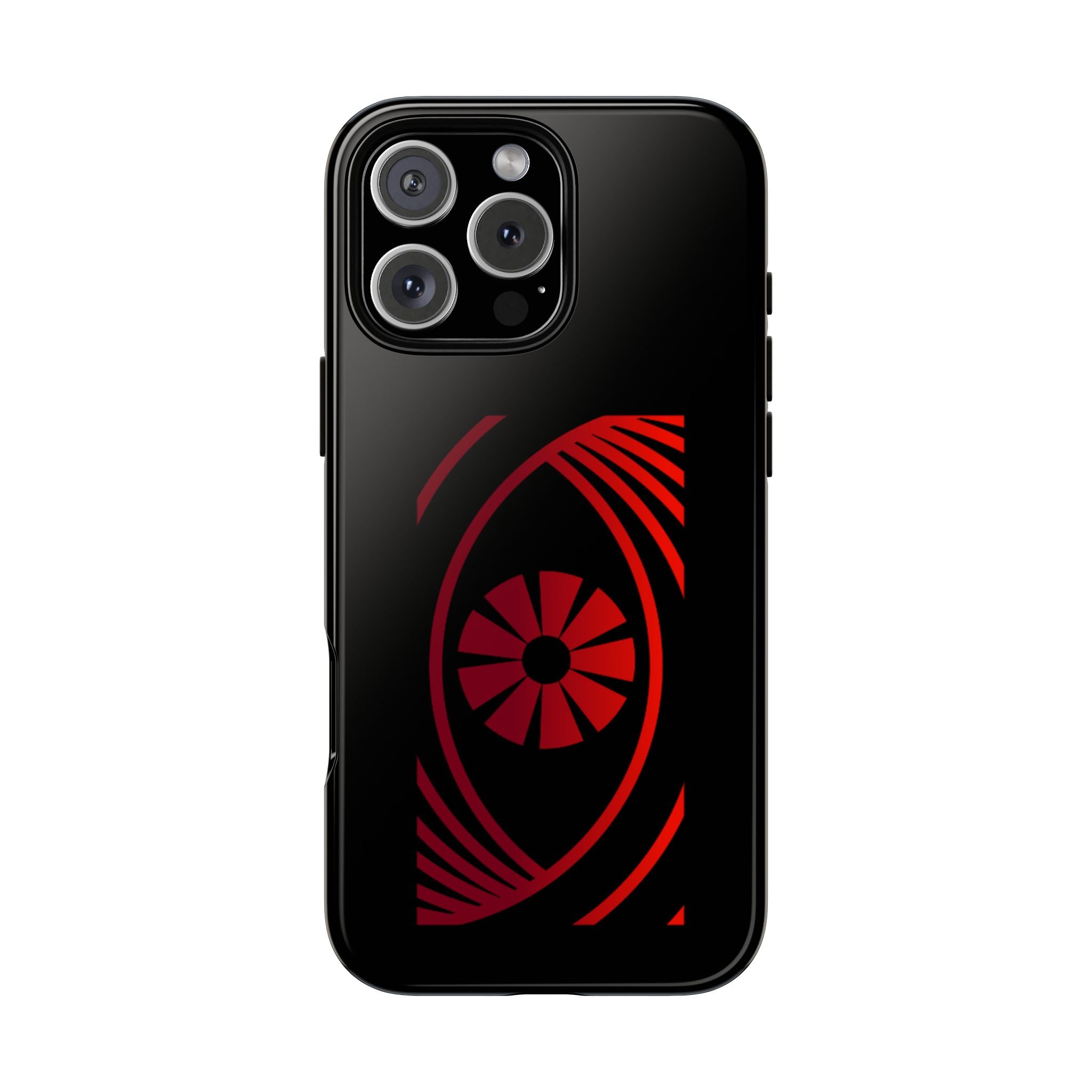 Tough Cases — Red Abstract Eye Graphic Phone Case Printify Phone Case  FUN GUY WORLD