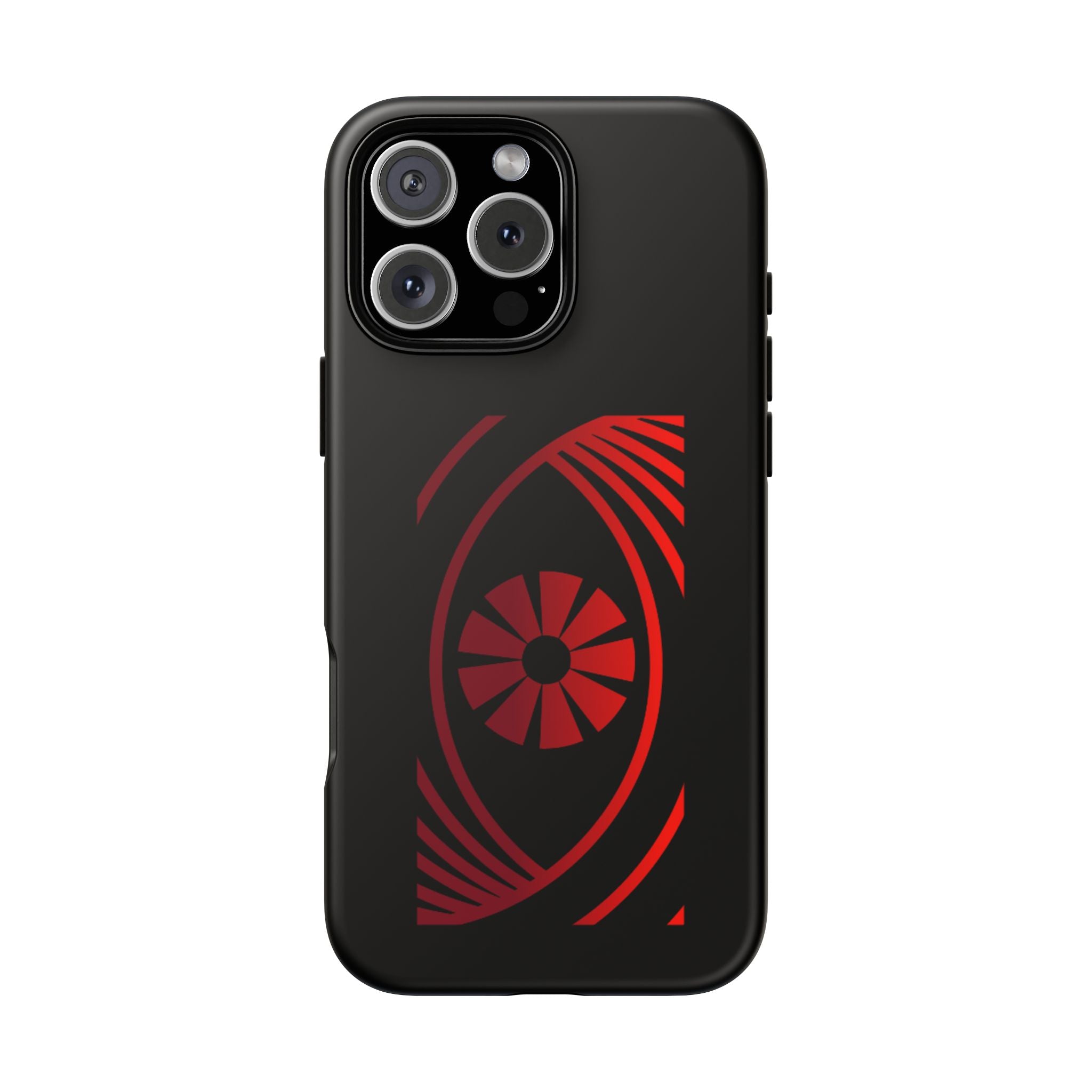 Tough Cases — Red Abstract Eye Graphic Phone Case Printify Phone Case  FUN GUY WORLD