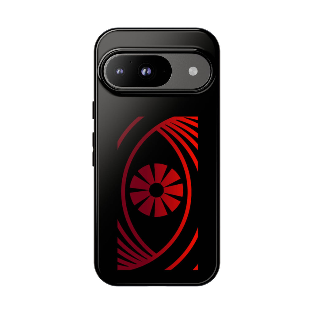 Tough Cases — Red Abstract Eye Graphic Phone Case Printify Phone Case  FUN GUY WORLD