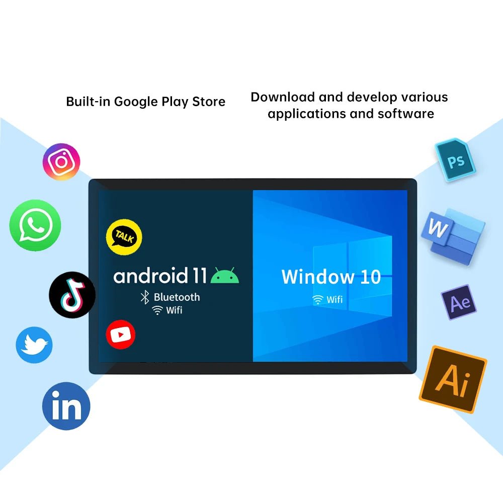 15.6/17.3/18.5 Inch All In One Touch Panel Industrial Pc Android 11 Window 10 Hdmi Wall Mount Touchscreen Waterproof Monitor - FUN GUYS SHOP FUN GUYS SHOP FUN GUYS SHOP 272:809318.5 Inch;5:5203931209Customized  Customized 18.5 Inch 15.6/17.3/18.5 Inch All In One Touch Panel Industrial Pc Android 11 Window 10 Hdmi Wall Mount Touchscreen Waterproof Monitor
