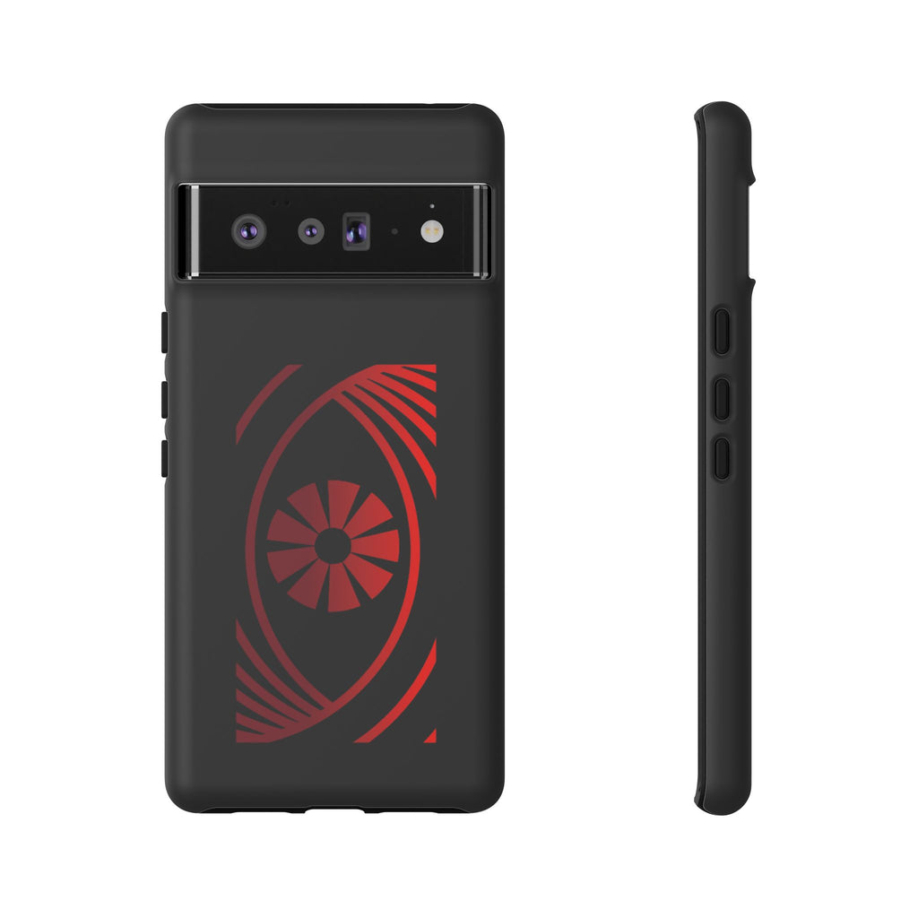 Tough Cases — Red Abstract Eye Graphic Phone Case Printify Phone Case  FUN GUY WORLD