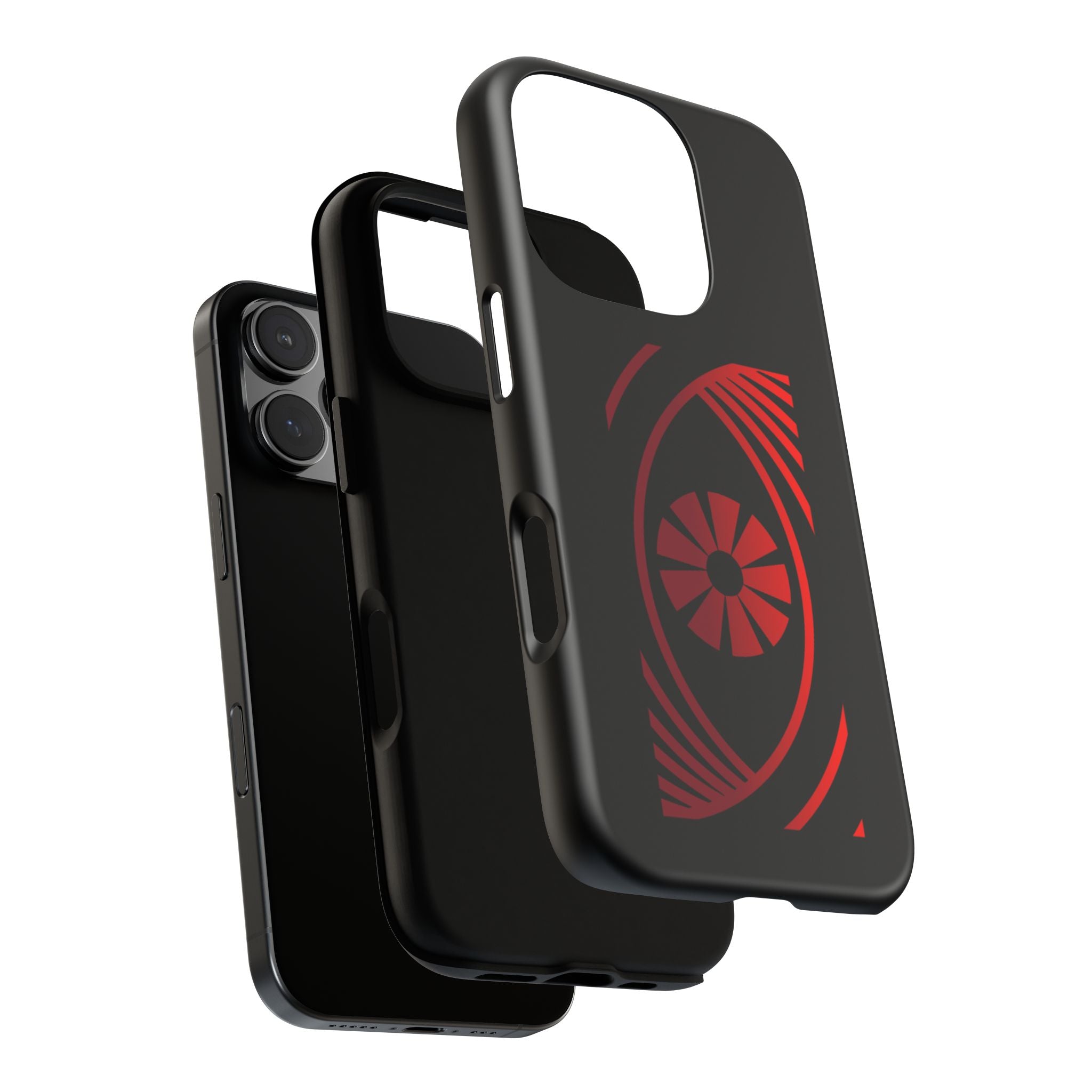 Tough Cases — Red Abstract Eye Graphic Phone Case Printify Phone Case  FUN GUY WORLD