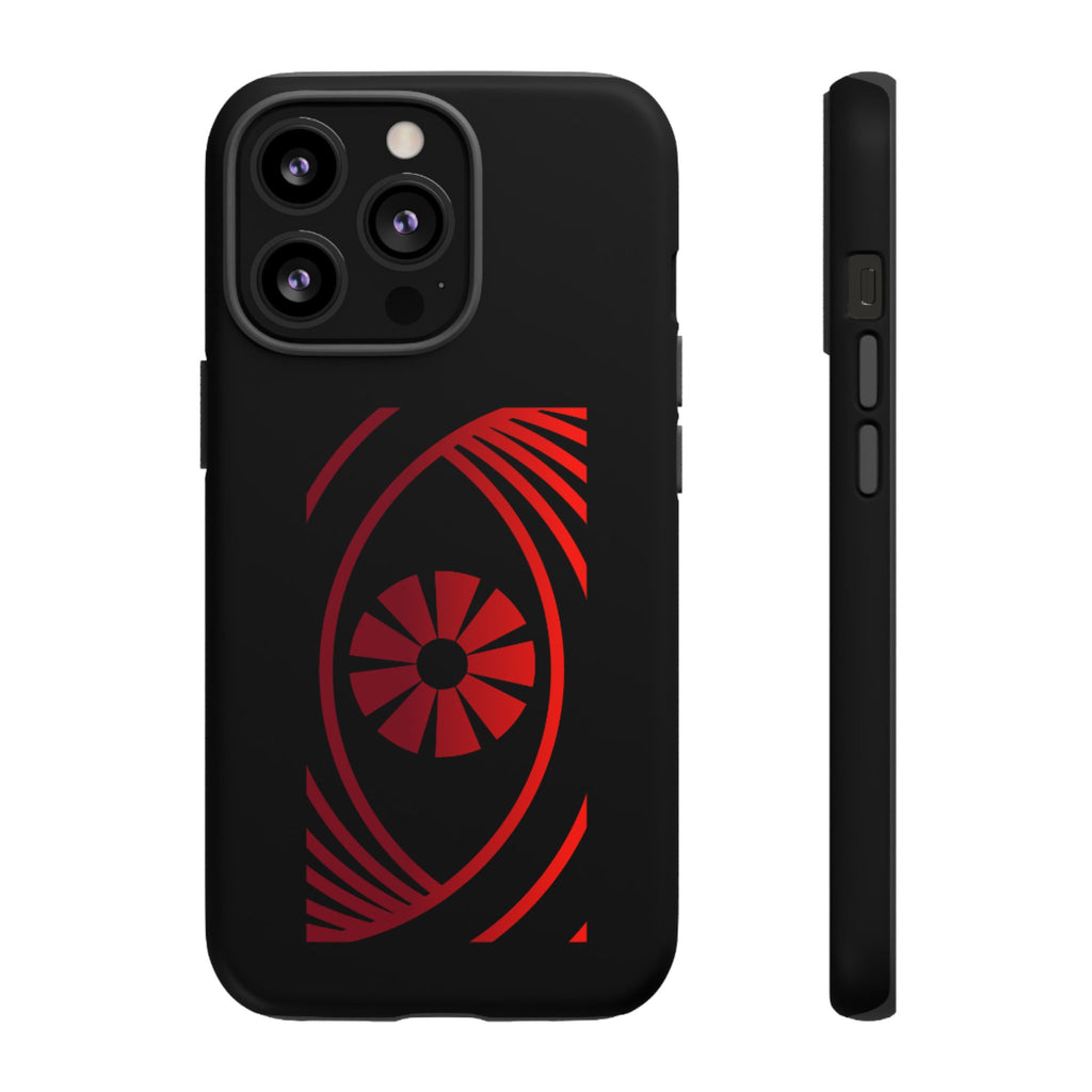 Tough Cases — Red Abstract Eye Graphic Phone Case Printify Phone Case  FUN GUY WORLD