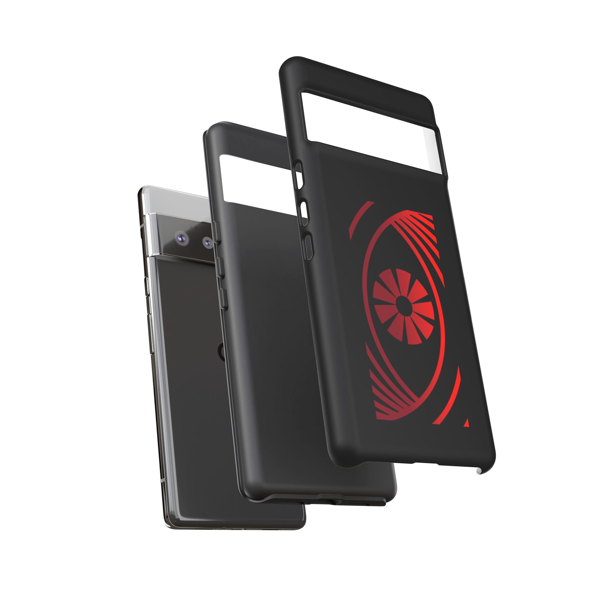 Tough Cases — Red Abstract Eye Graphic Phone Case Printify Phone Case  FUN GUY WORLD