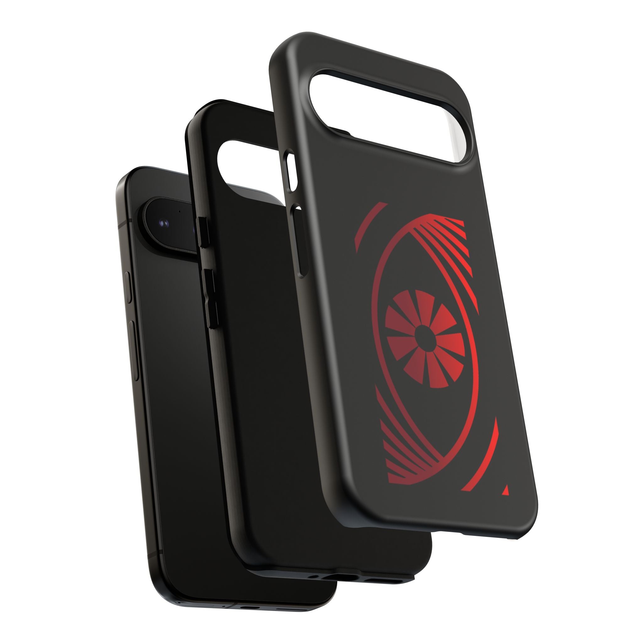 Tough Cases — Red Abstract Eye Graphic Phone Case Printify Phone Case  FUN GUY WORLD