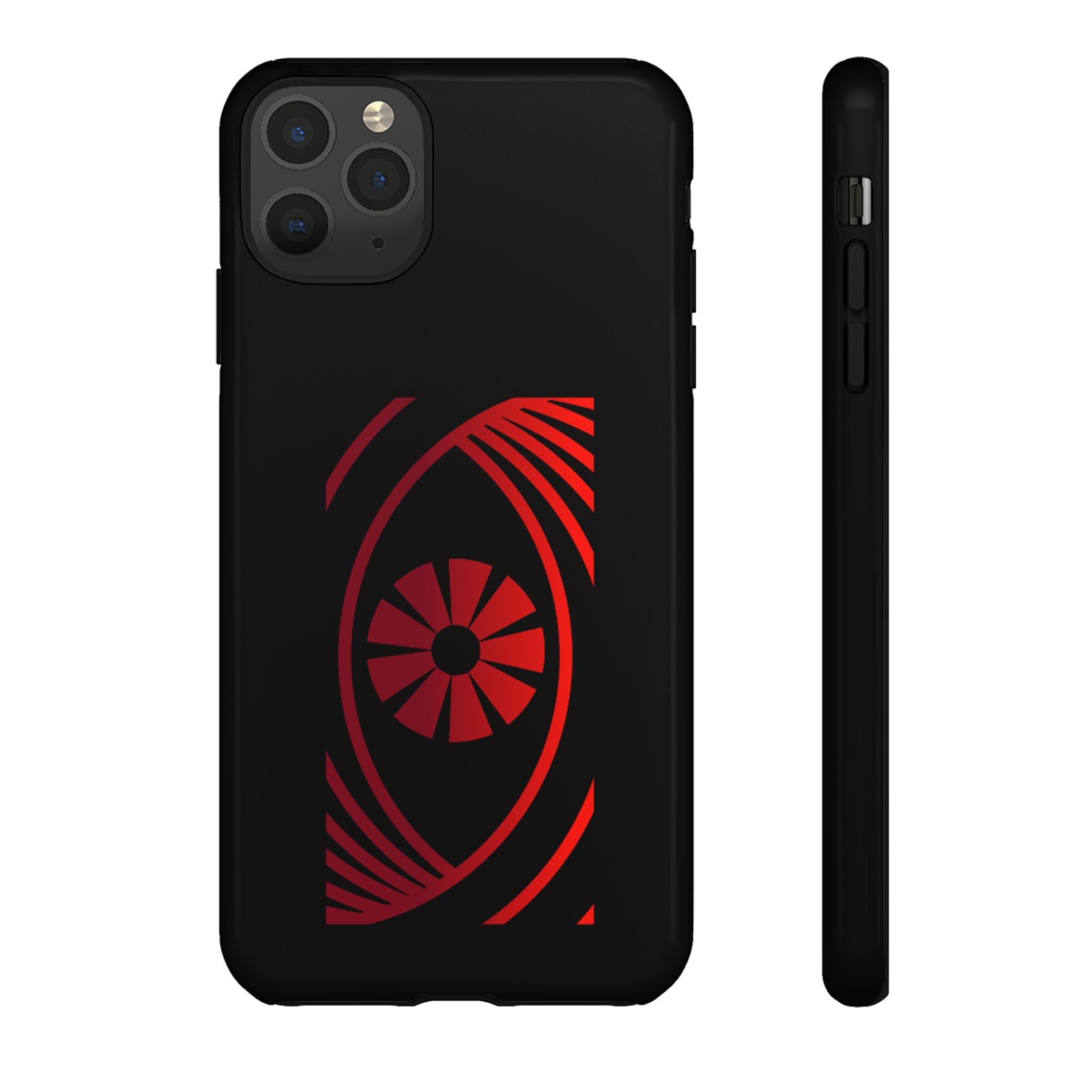 Tough Cases — Red Abstract Eye Graphic Phone Case Printify Phone Case  FUN GUY WORLD