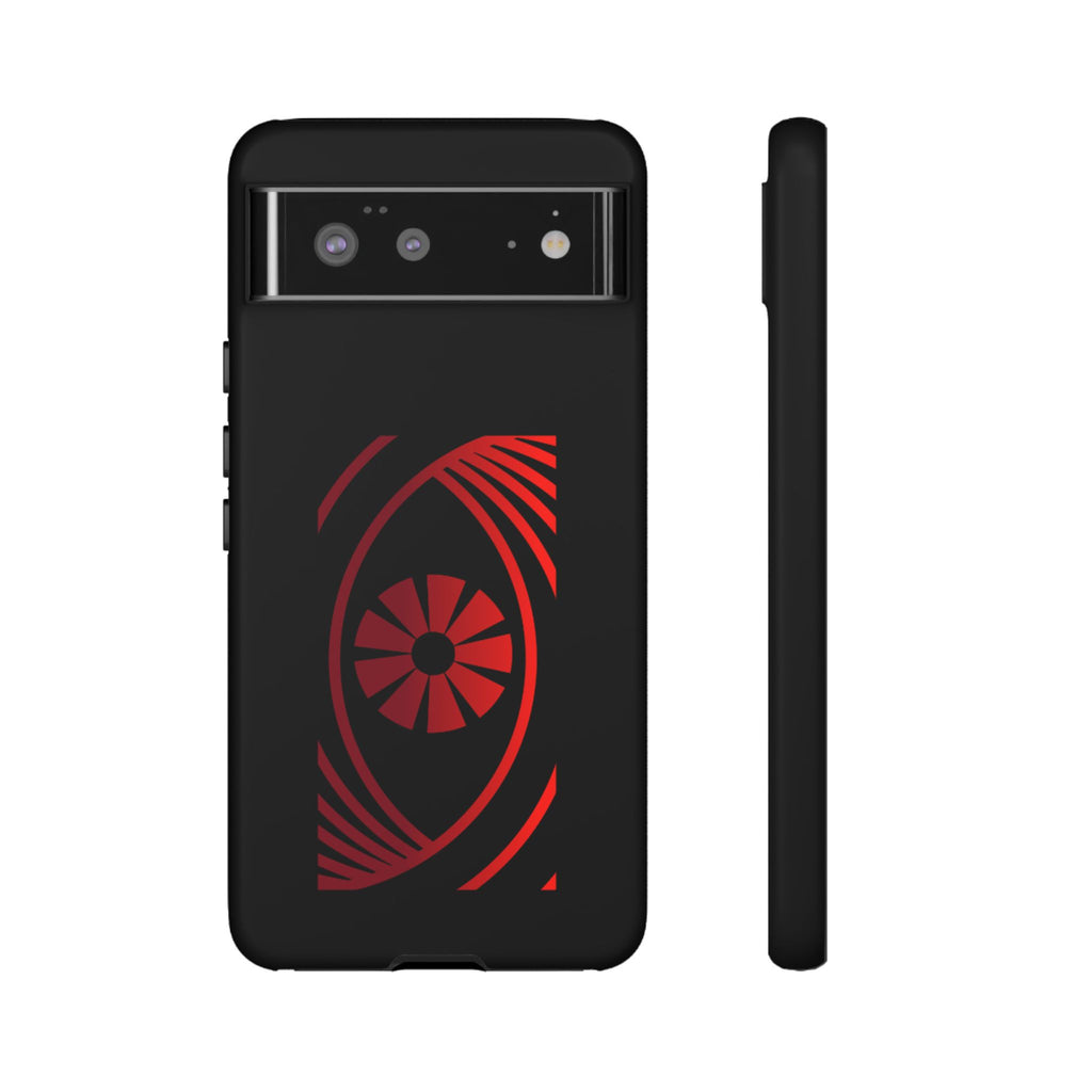Tough Cases — Red Abstract Eye Graphic Phone Case Printify Phone Case  FUN GUY WORLD