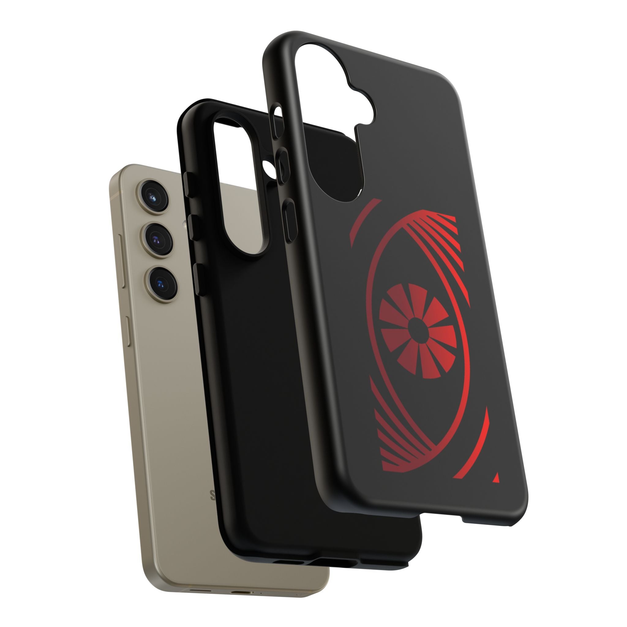 Tough Cases — Red Abstract Eye Graphic Phone Case Printify Phone Case  FUN GUY WORLD
