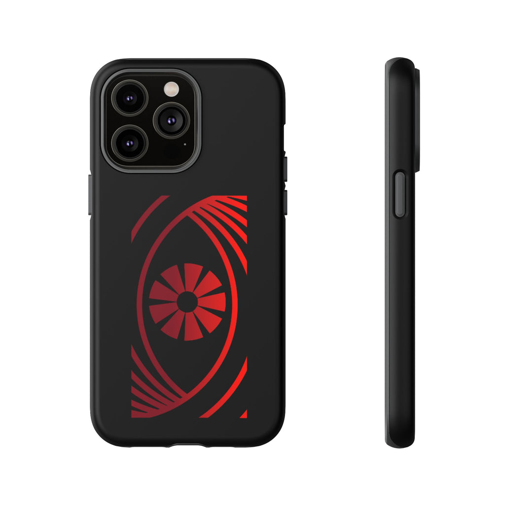 Tough Cases — Red Abstract Eye Graphic Phone Case Printify Phone Case  FUN GUY WORLD