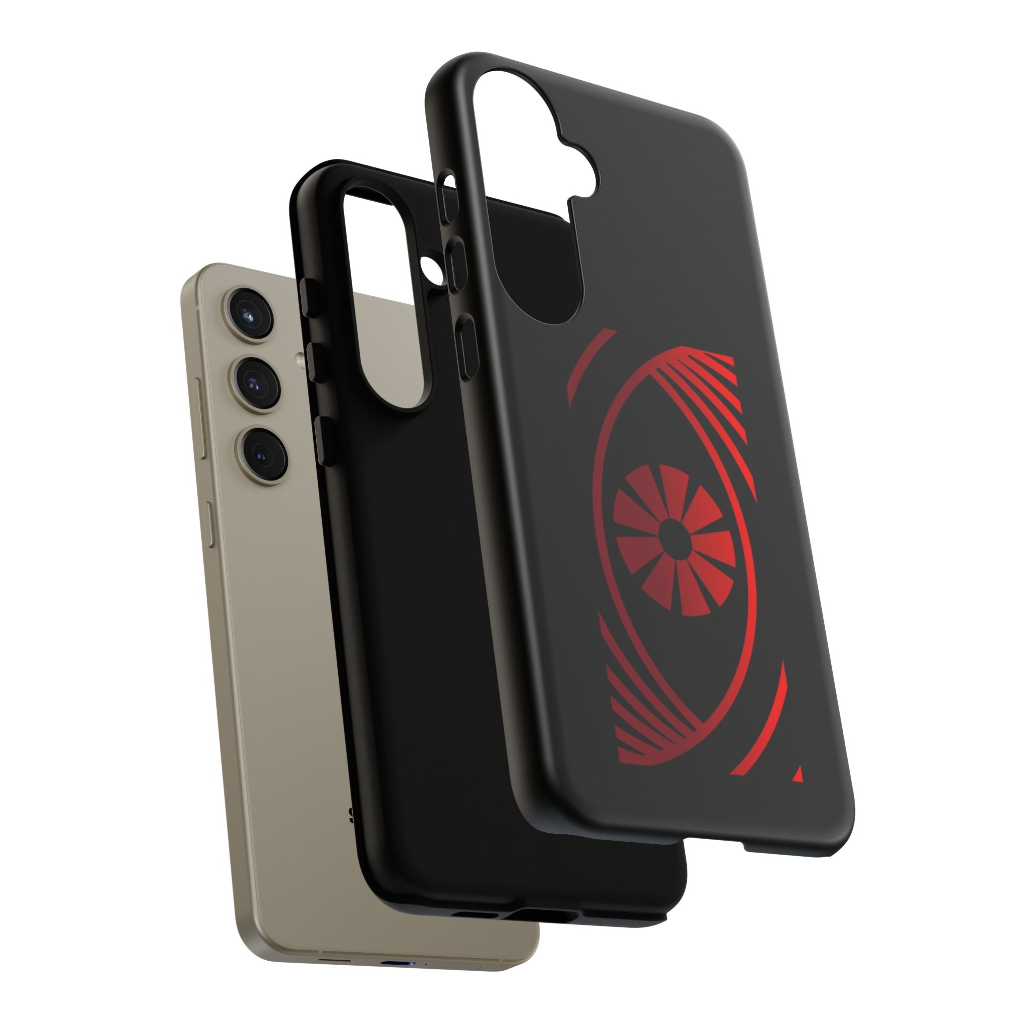 Tough Cases — Red Abstract Eye Graphic Phone Case Printify Phone Case  FUN GUY WORLD