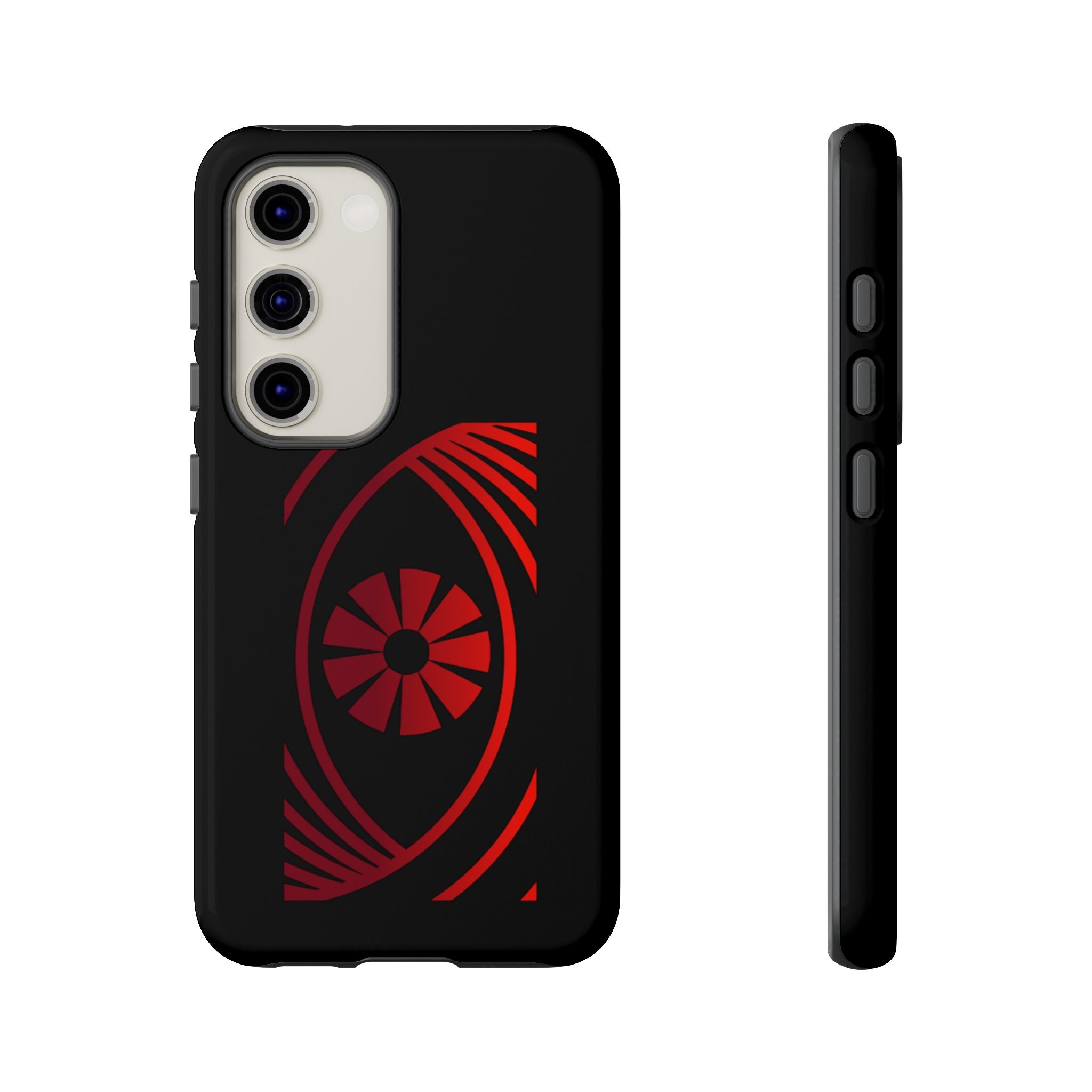 Tough Cases — Red Abstract Eye Graphic Phone Case Printify Phone Case  FUN GUY WORLD