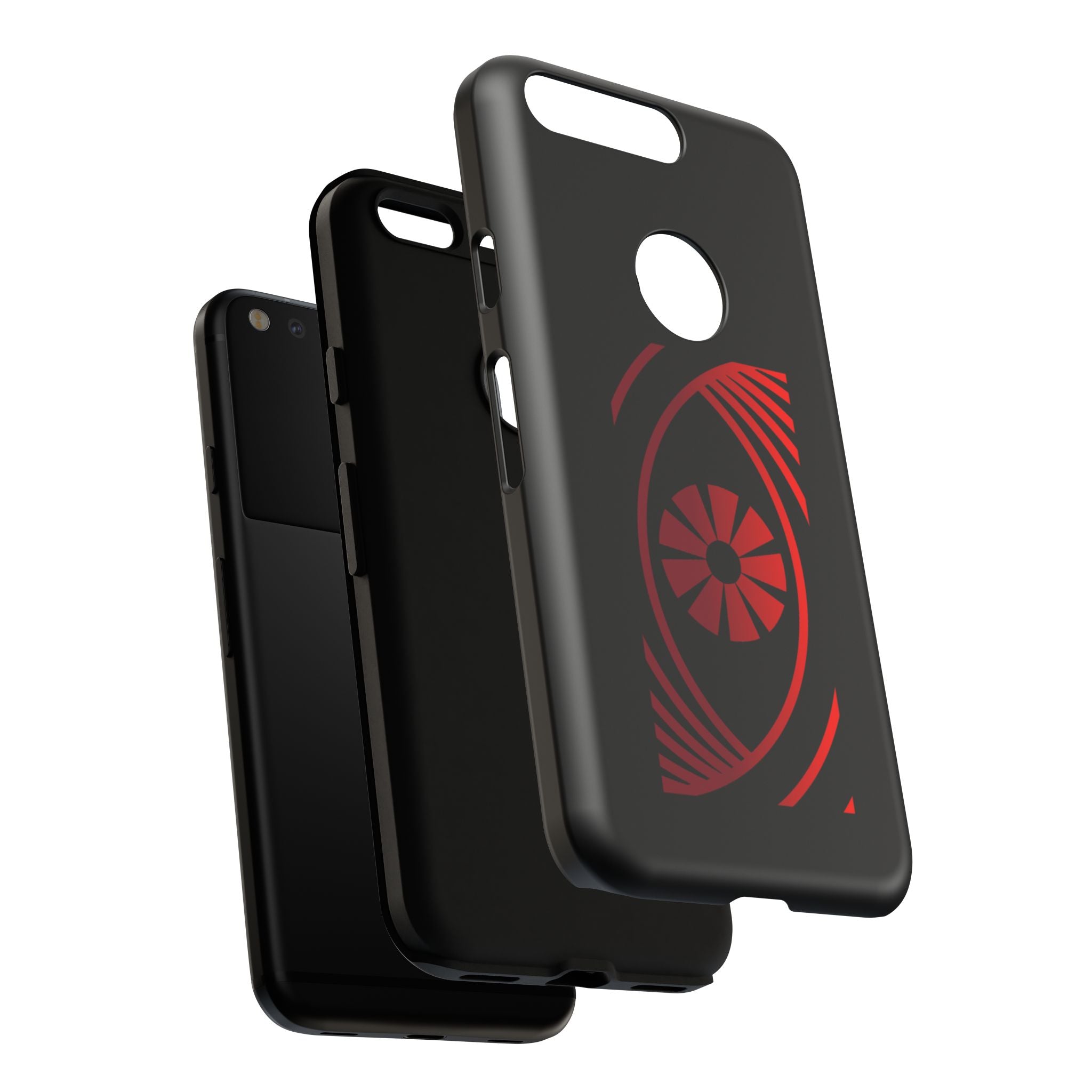 Tough Cases — Red Abstract Eye Graphic Phone Case Printify Phone Case  FUN GUY WORLD