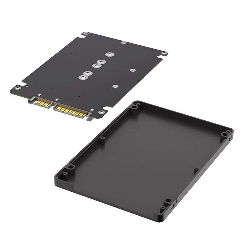 2 in 1 Combine SSD Adapter with Plastic Enclosure External SSD Case Box M.2 NGFF key B & mSATA to 2.5" SATA 3 Converter Adapter - FUN GUY WORLD FUN GUYS SHOP FUN GUY WORLD <none>  2 in 1 Combine SSD Adapter with Plastic Enclosure External SSD Case Box M.2 NGFF key B & mSATA to 2.5" SATA 3 Converter Adapter FUN GUYS SHOP FUN GUY WORLD