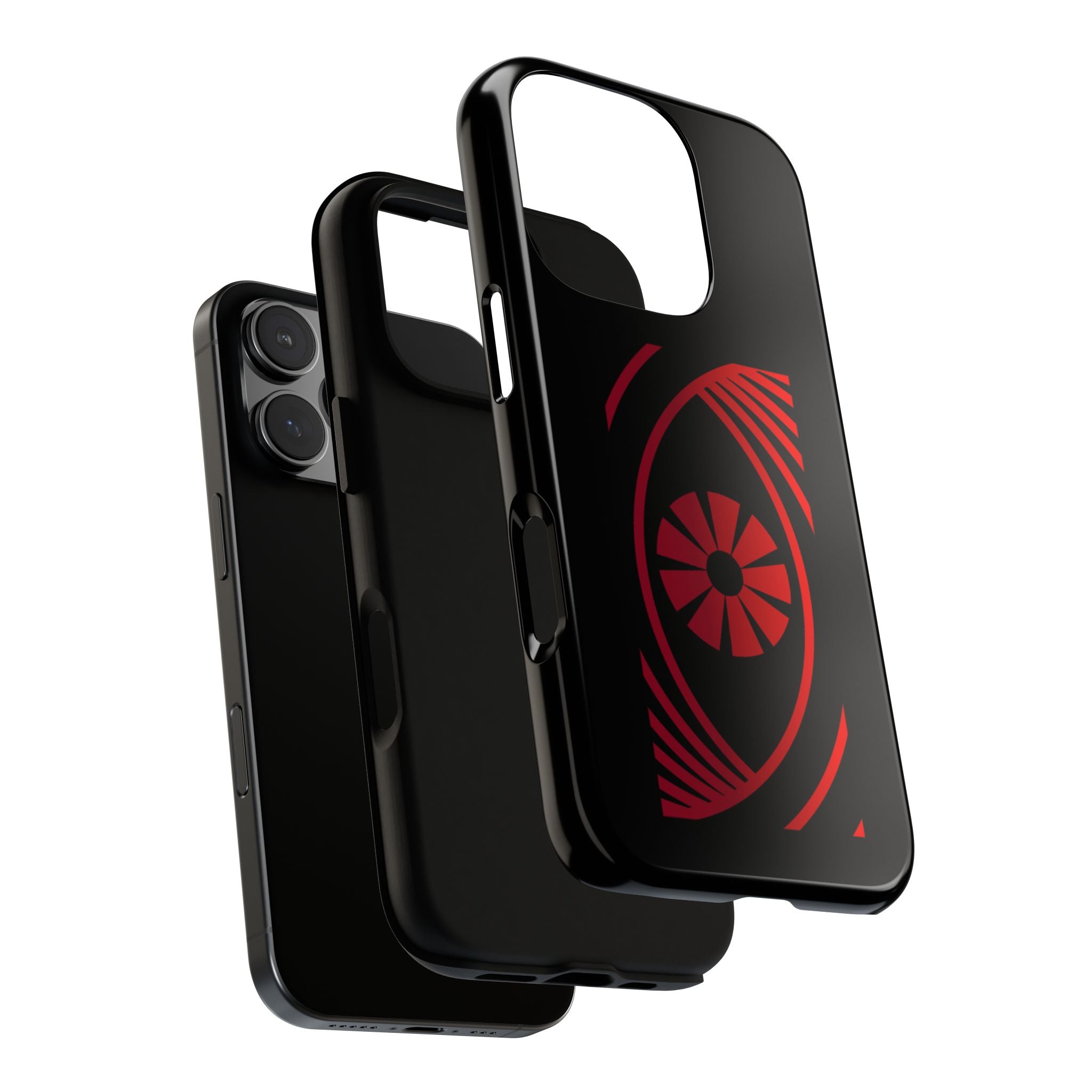 Tough Cases — Red Abstract Eye Graphic Phone Case Printify Phone Case  FUN GUY WORLD