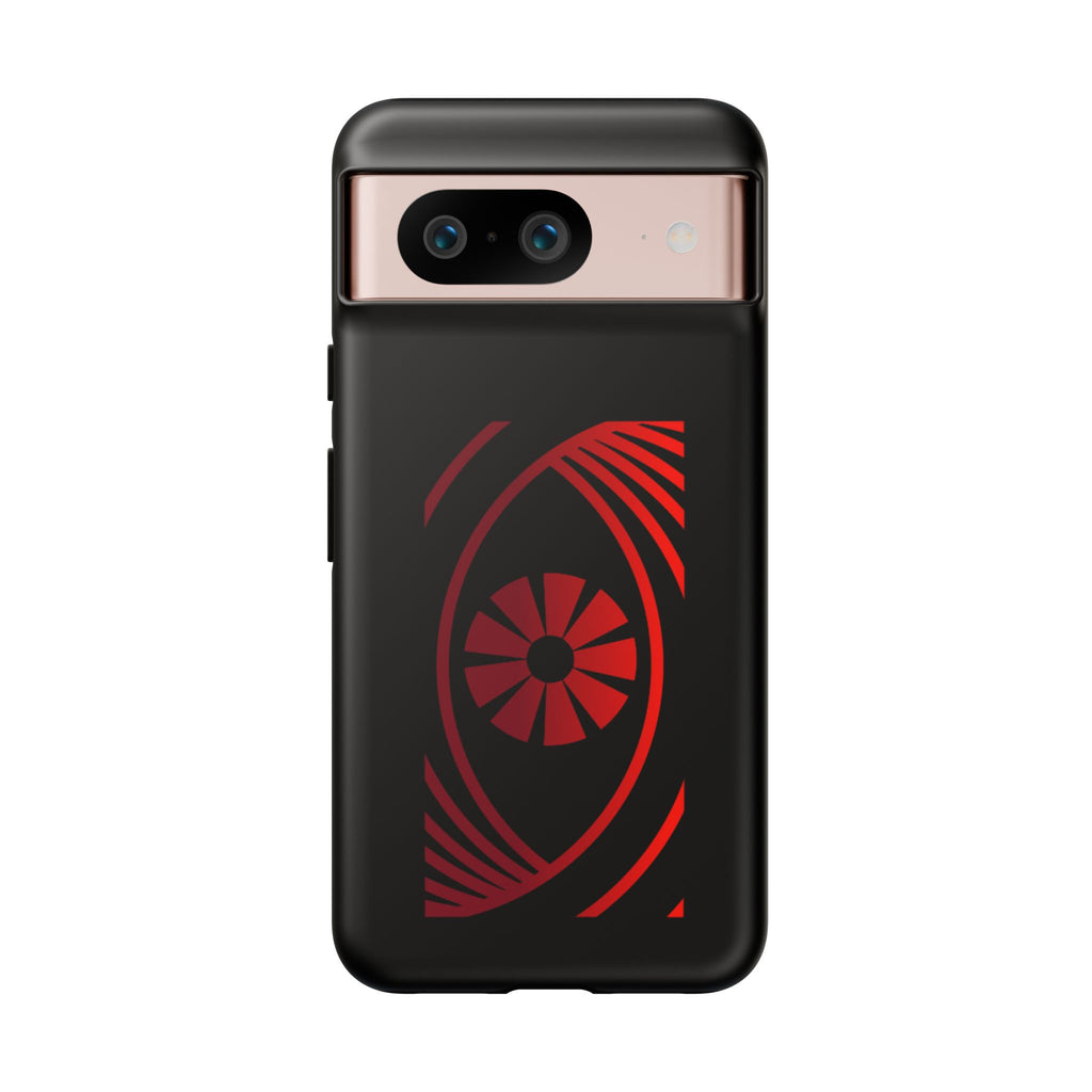 Tough Cases — Red Abstract Eye Graphic Phone Case Printify Phone Case  FUN GUY WORLD