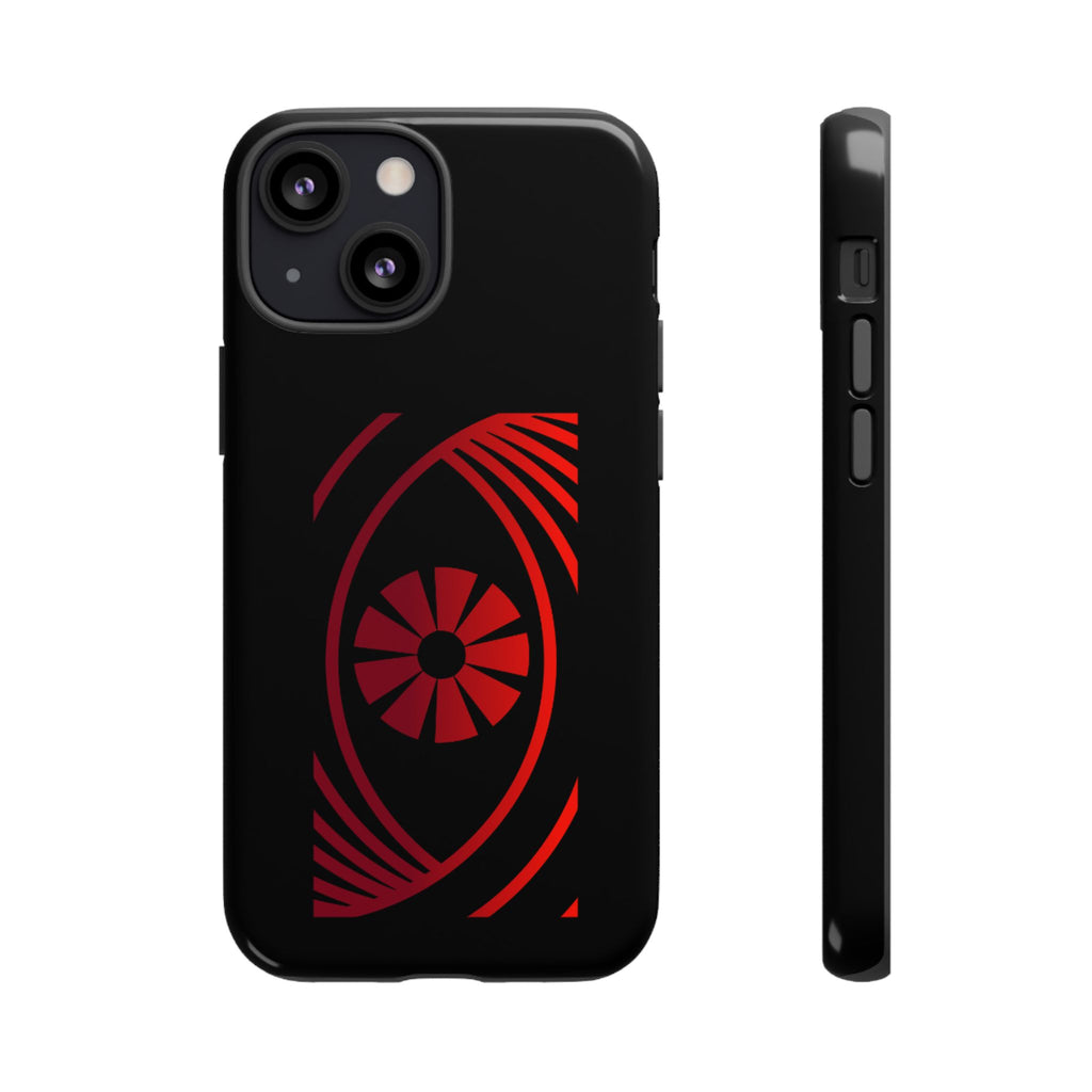 Tough Cases — Red Abstract Eye Graphic Phone Case Printify Phone Case  FUN GUY WORLD