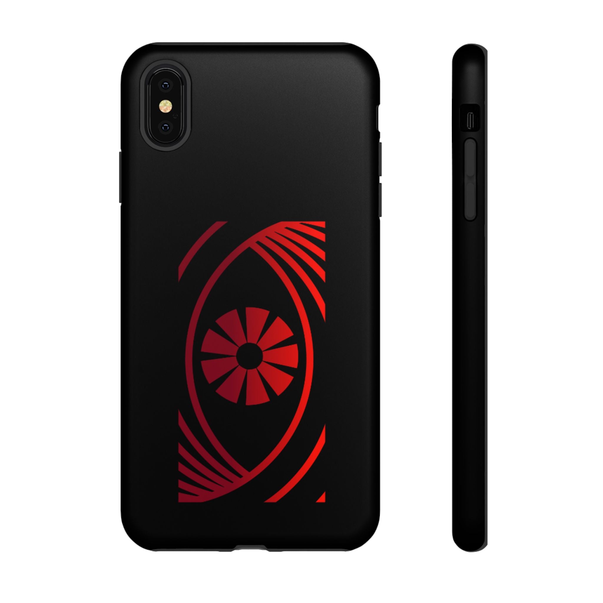 Tough Cases — Red Abstract Eye Graphic Phone Case Printify Phone Case  FUN GUY WORLD