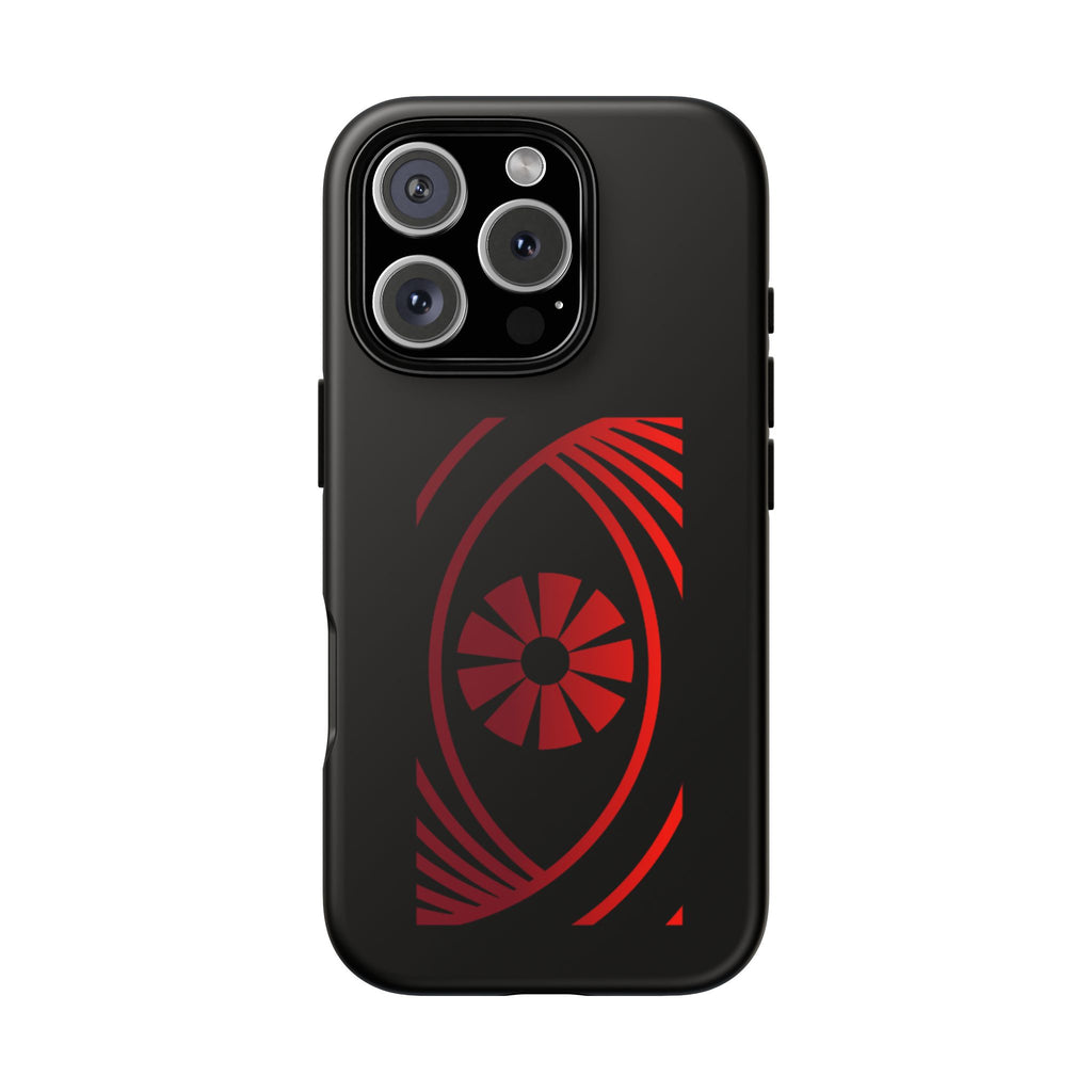 Tough Cases — Red Abstract Eye Graphic Phone Case Printify Phone Case  FUN GUY WORLD