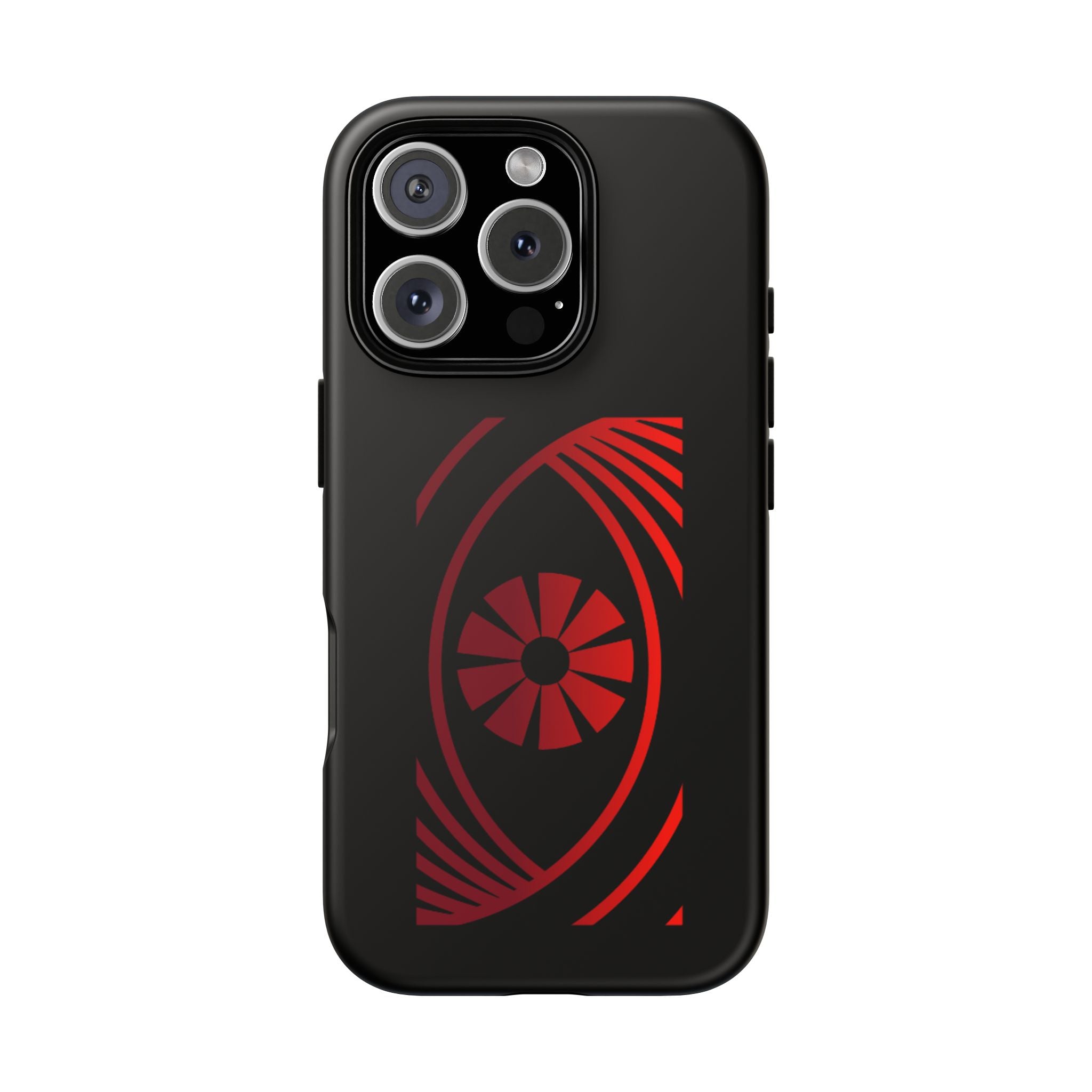 Tough Cases — Red Abstract Eye Graphic Phone Case Printify Phone Case  FUN GUY WORLD