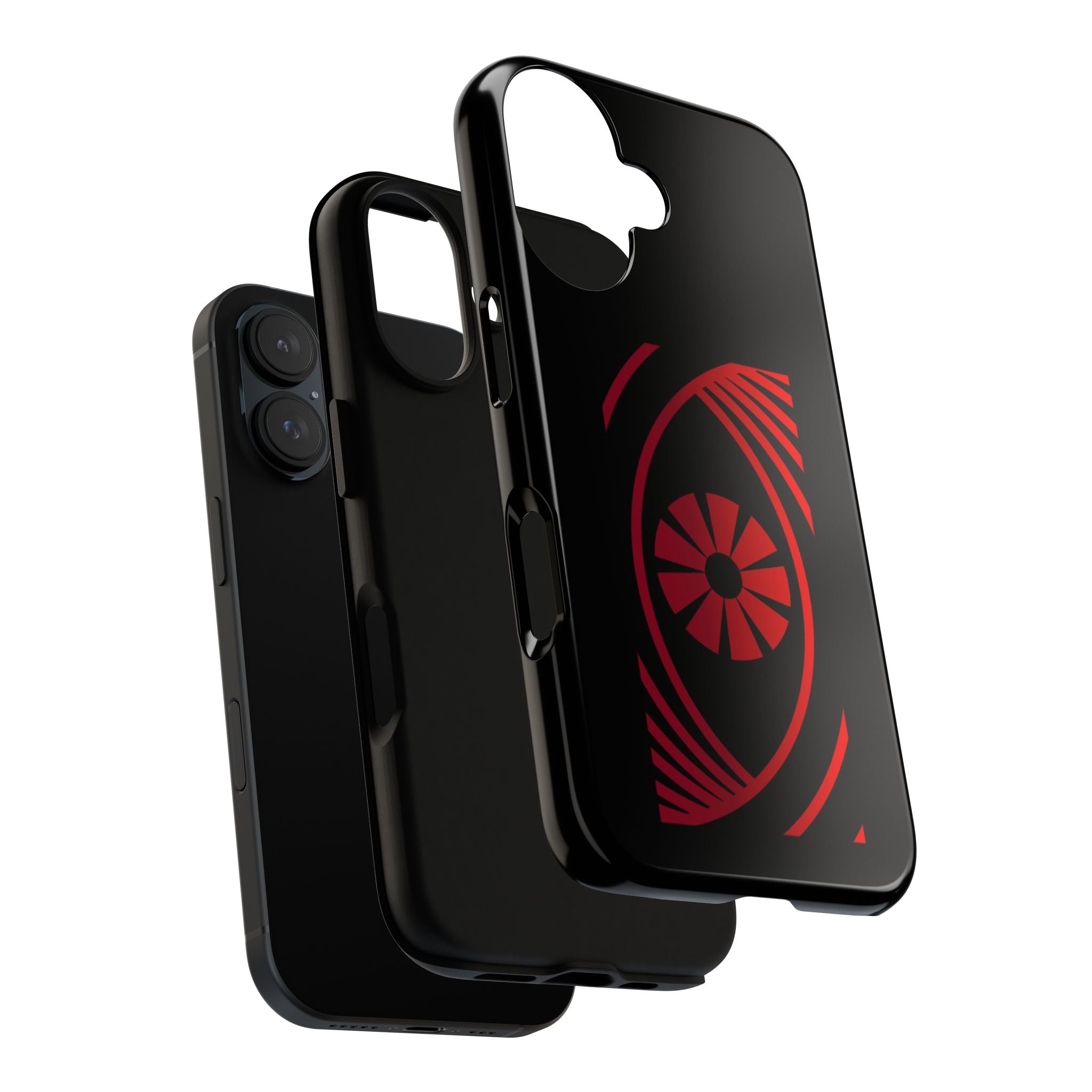 Tough Cases — Red Abstract Eye Graphic Phone Case Printify Phone Case  FUN GUY WORLD