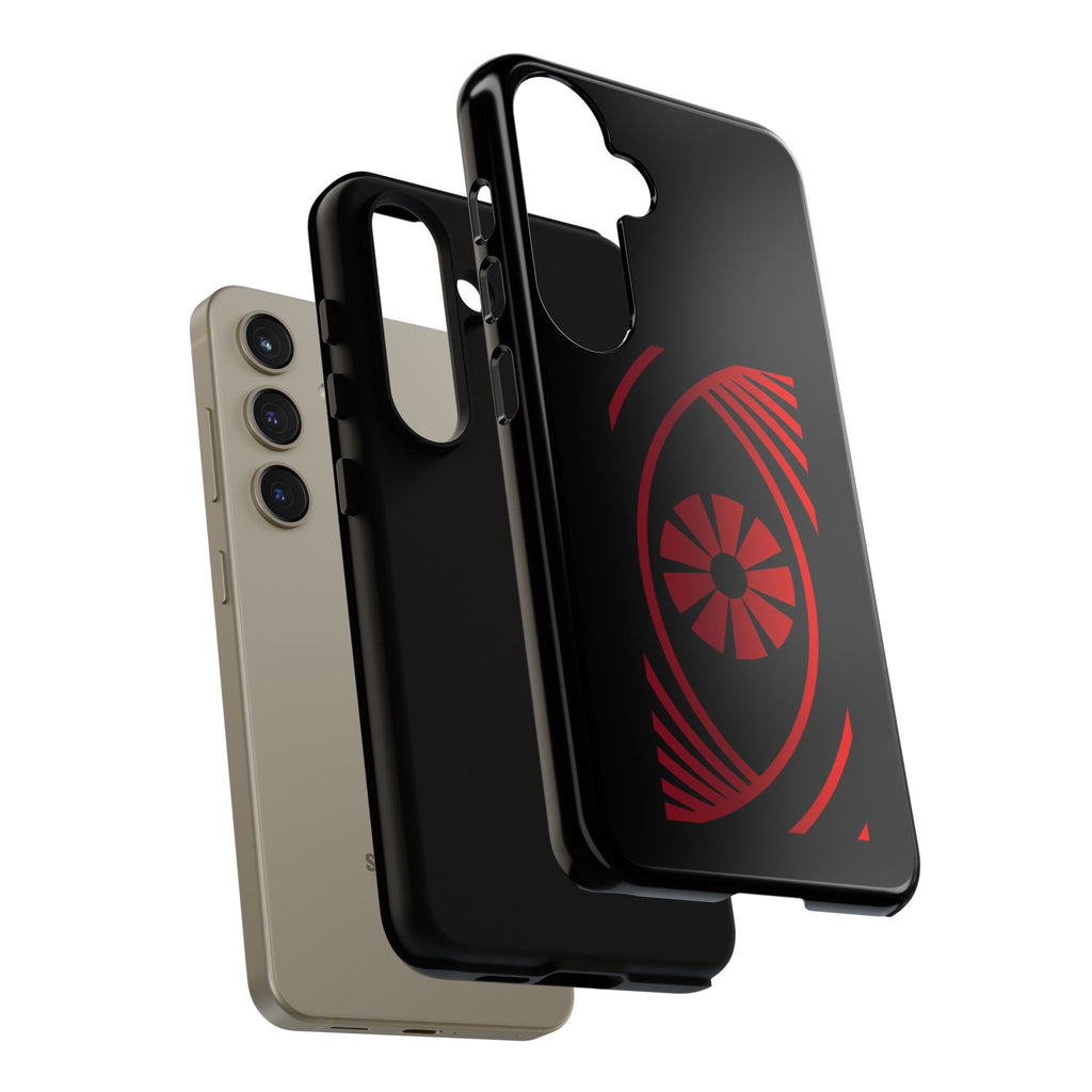 Tough Cases — Red Abstract Eye Graphic Phone Case Printify Phone Case  FUN GUY WORLD