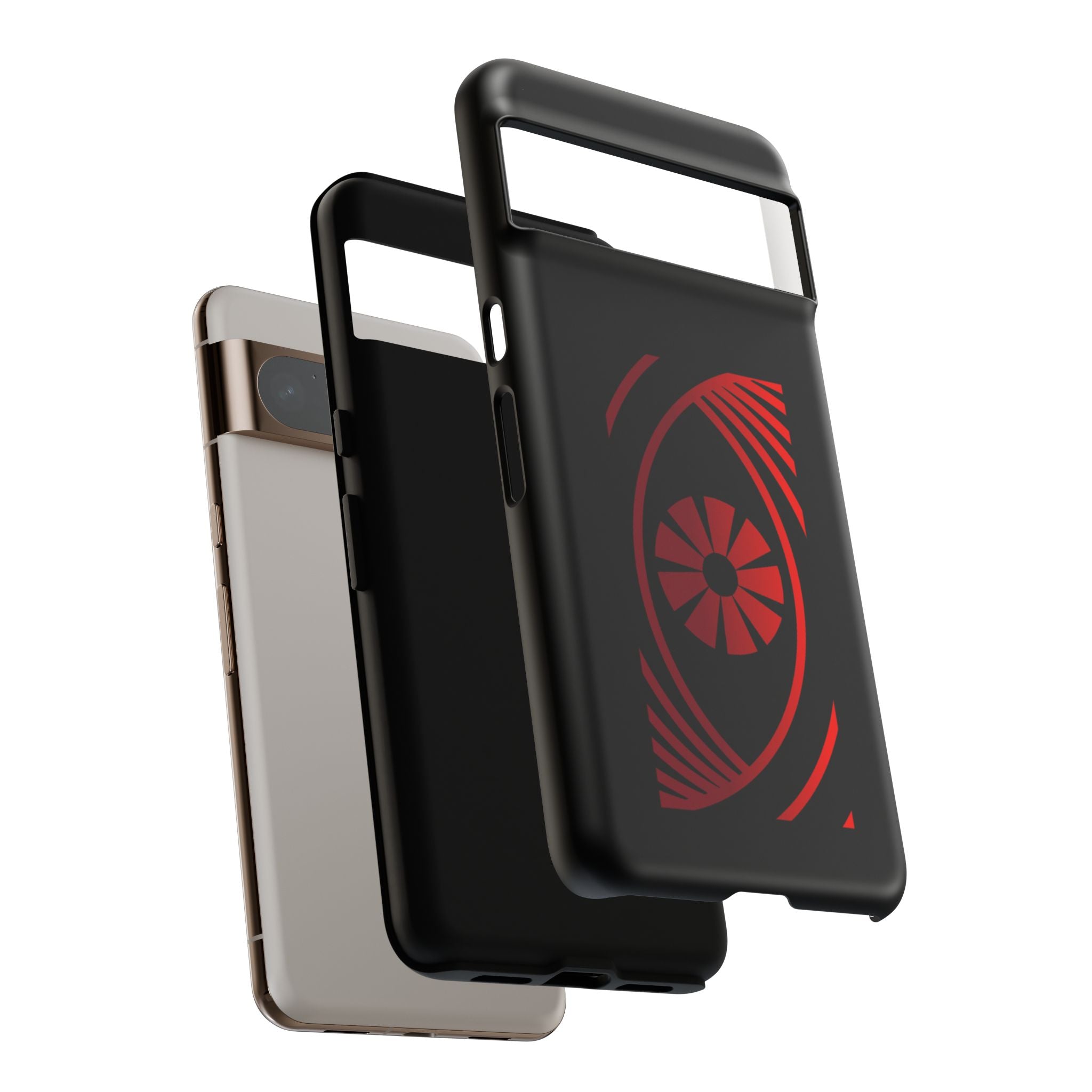Tough Cases — Red Abstract Eye Graphic Phone Case Printify Phone Case  FUN GUY WORLD