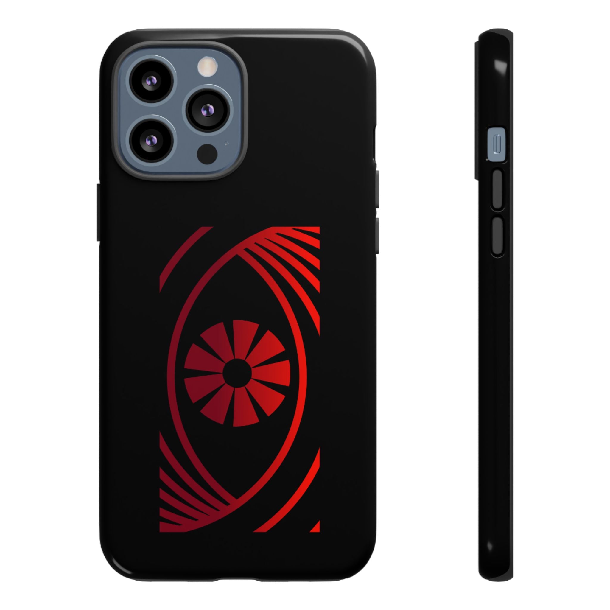 Tough Cases — Red Abstract Eye Graphic Phone Case Printify Phone Case  FUN GUY WORLD