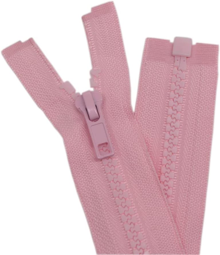 YaHoGa 2PCS #5 29 Inch Separating Jacket Zippers for Sewing Coats Jacket Zipper Black Molded Plastic Zippers Bulk (29" 2pc) FUN GUYS SHOP   FUN GUYS SHOP