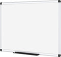 VIZ-PRO Magnetic Dry Erase Board, 36 X 24 Inches, Silver Aluminium Frame FUN GUY WORLD   FUN GUY WORLD