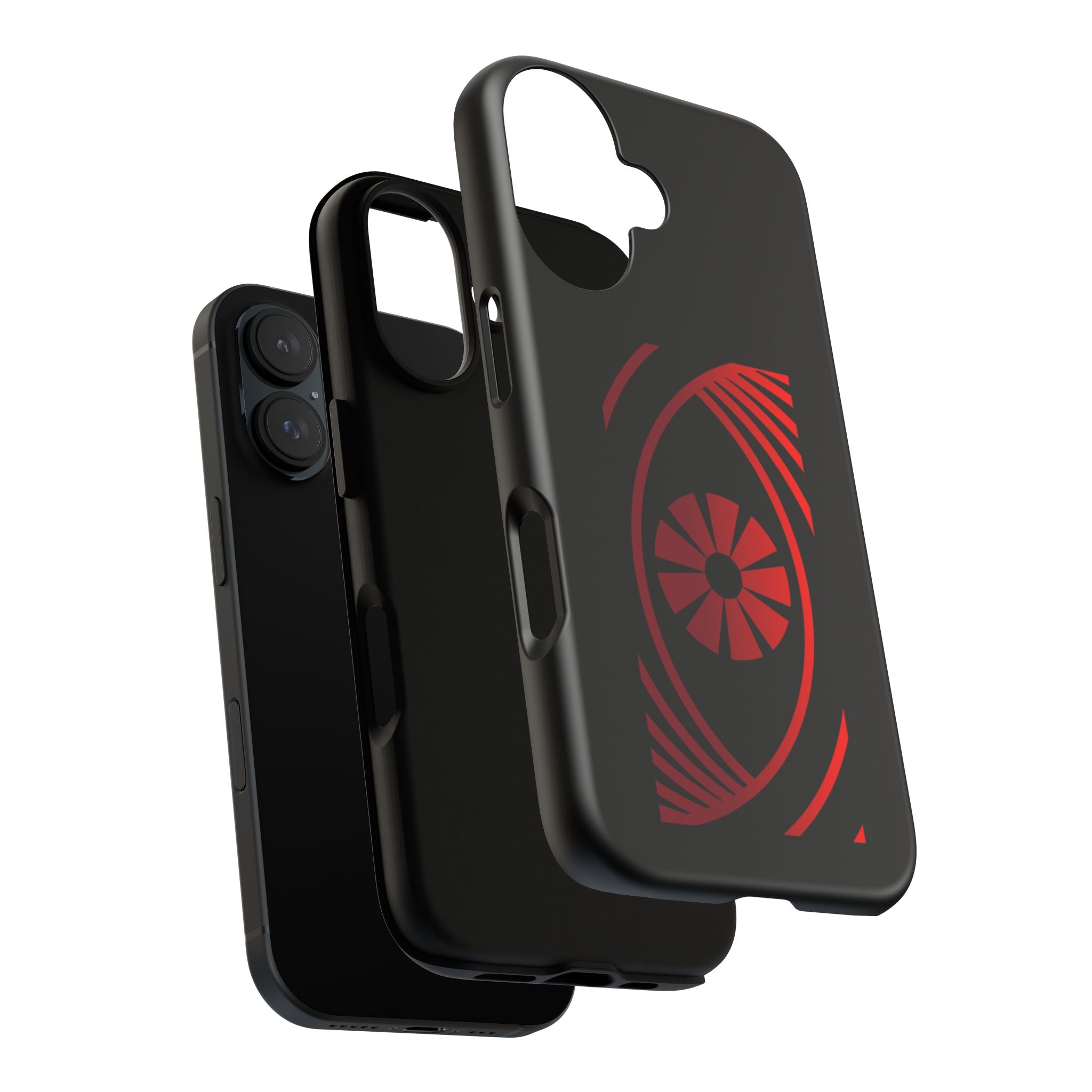 Tough Cases — Red Abstract Eye Graphic Phone Case Printify Phone Case  FUN GUY WORLD