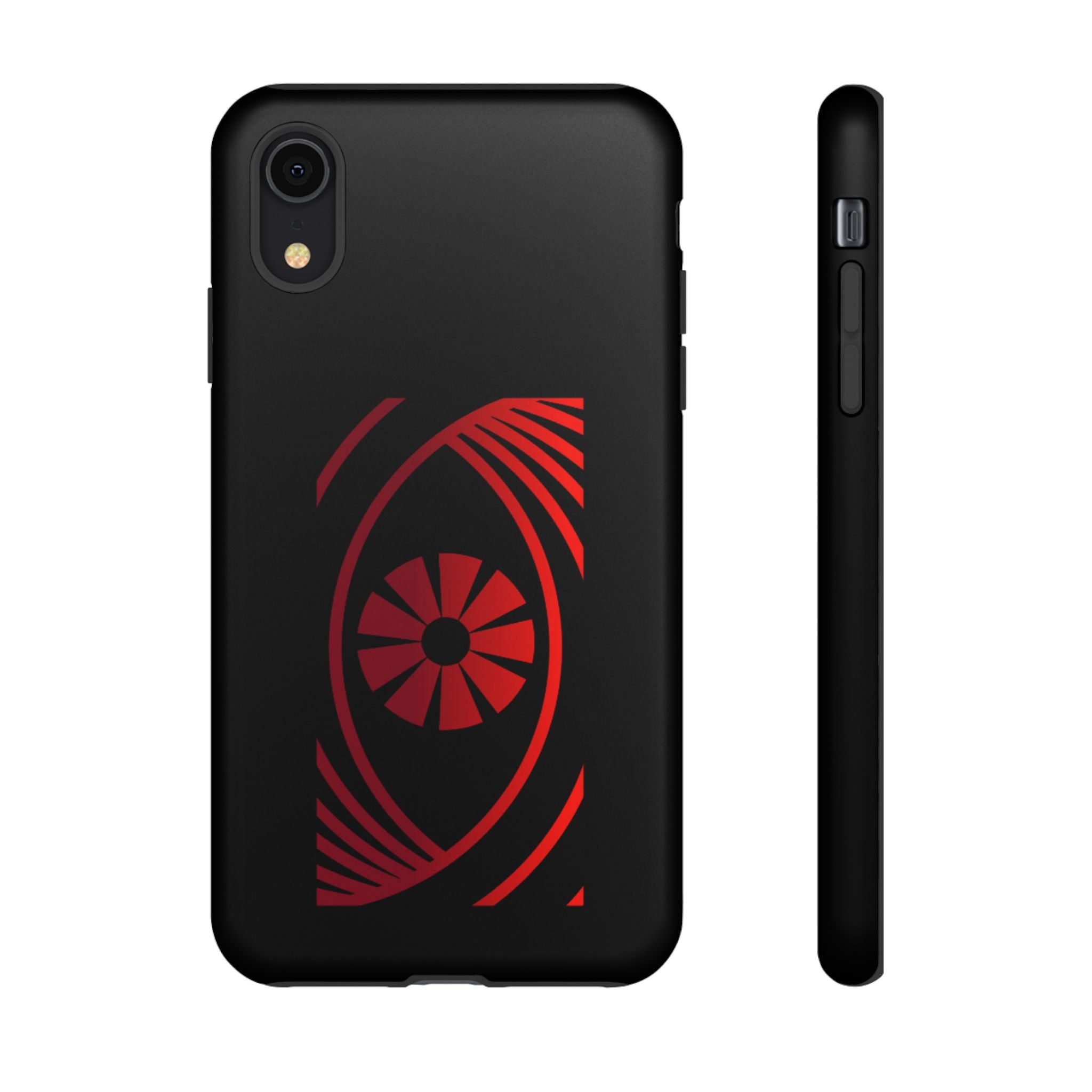Tough Cases — Red Abstract Eye Graphic Phone Case Printify Phone Case  FUN GUY WORLD