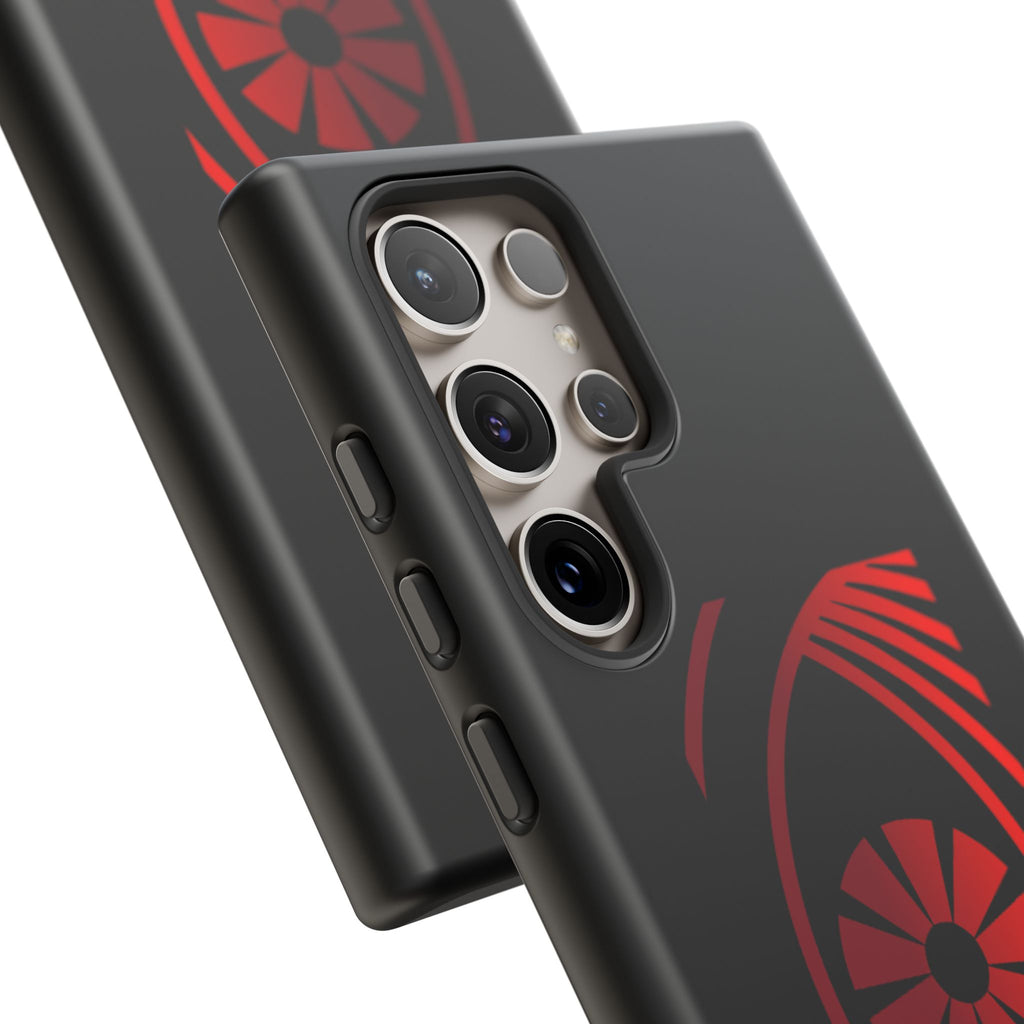 Tough Cases — Red Abstract Eye Graphic Phone Case Printify Phone Case  FUN GUY WORLD