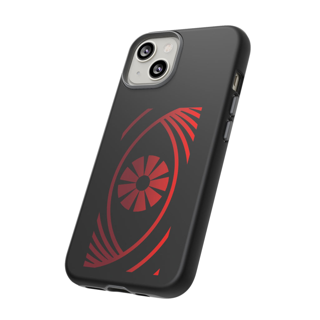 Tough Cases — Red Abstract Eye Graphic Phone Case Printify Phone Case  FUN GUY WORLD