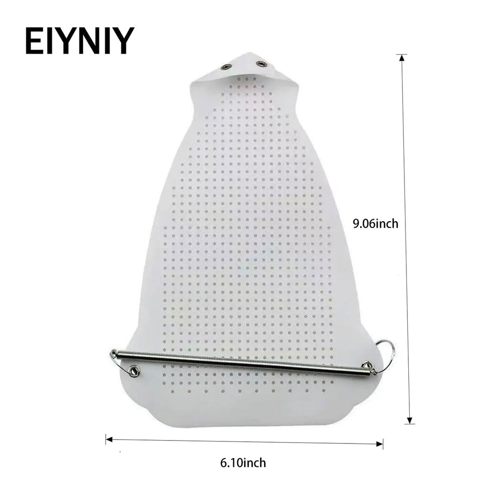 Universal Iron Soleplate Cover Protector - Heat Resistant Silicone Shoe for Electric Irons, Prevents Burns & Scorch Marks on Delicate Fabrics Like Silk, Satin (1 Set Cover Iron Shoe) FUN GUYS SHOP   FUN GUYS SHOP